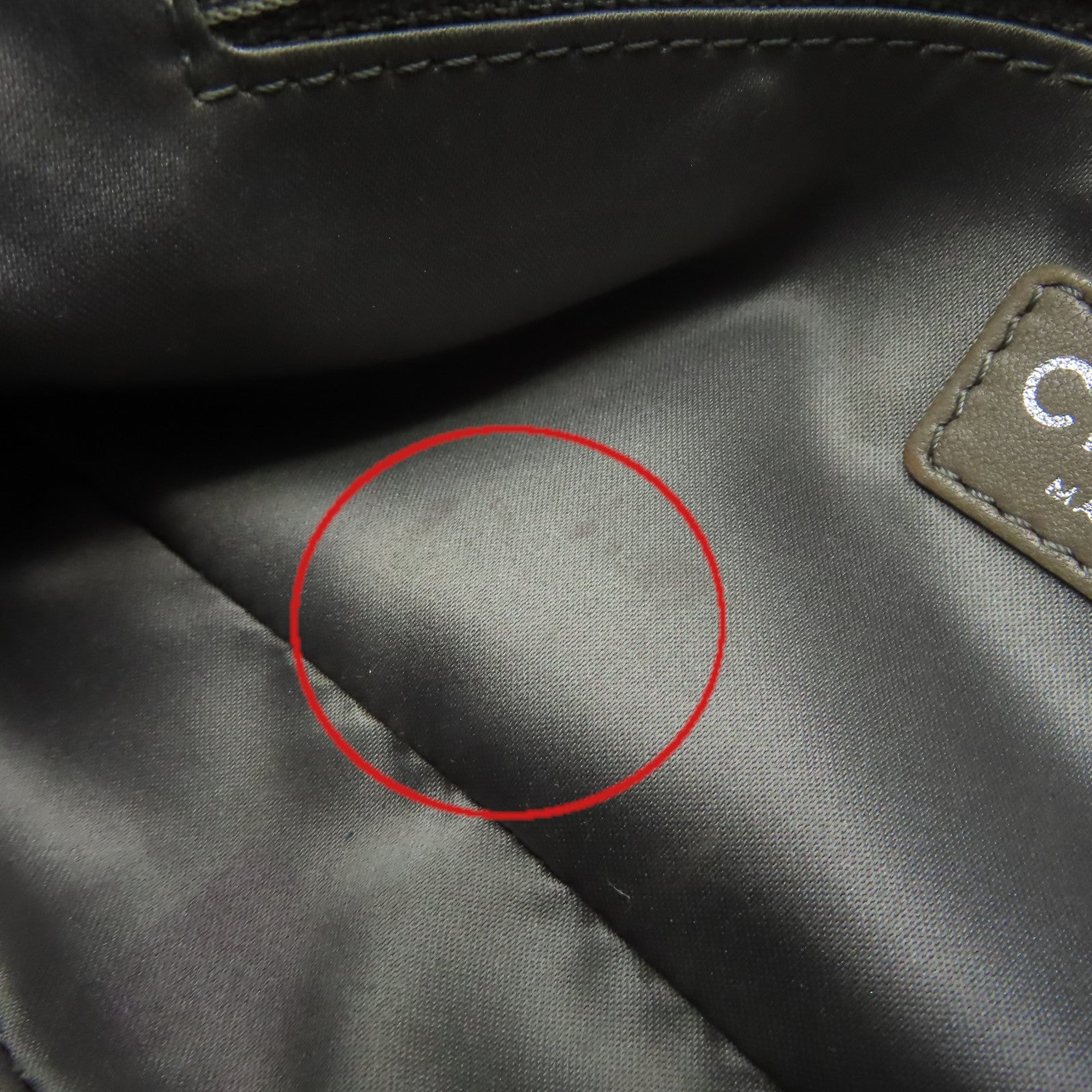 CHANEL 牛皮皮革Chain Shoulder Bag銀扣鏈帶肩背袋黑色