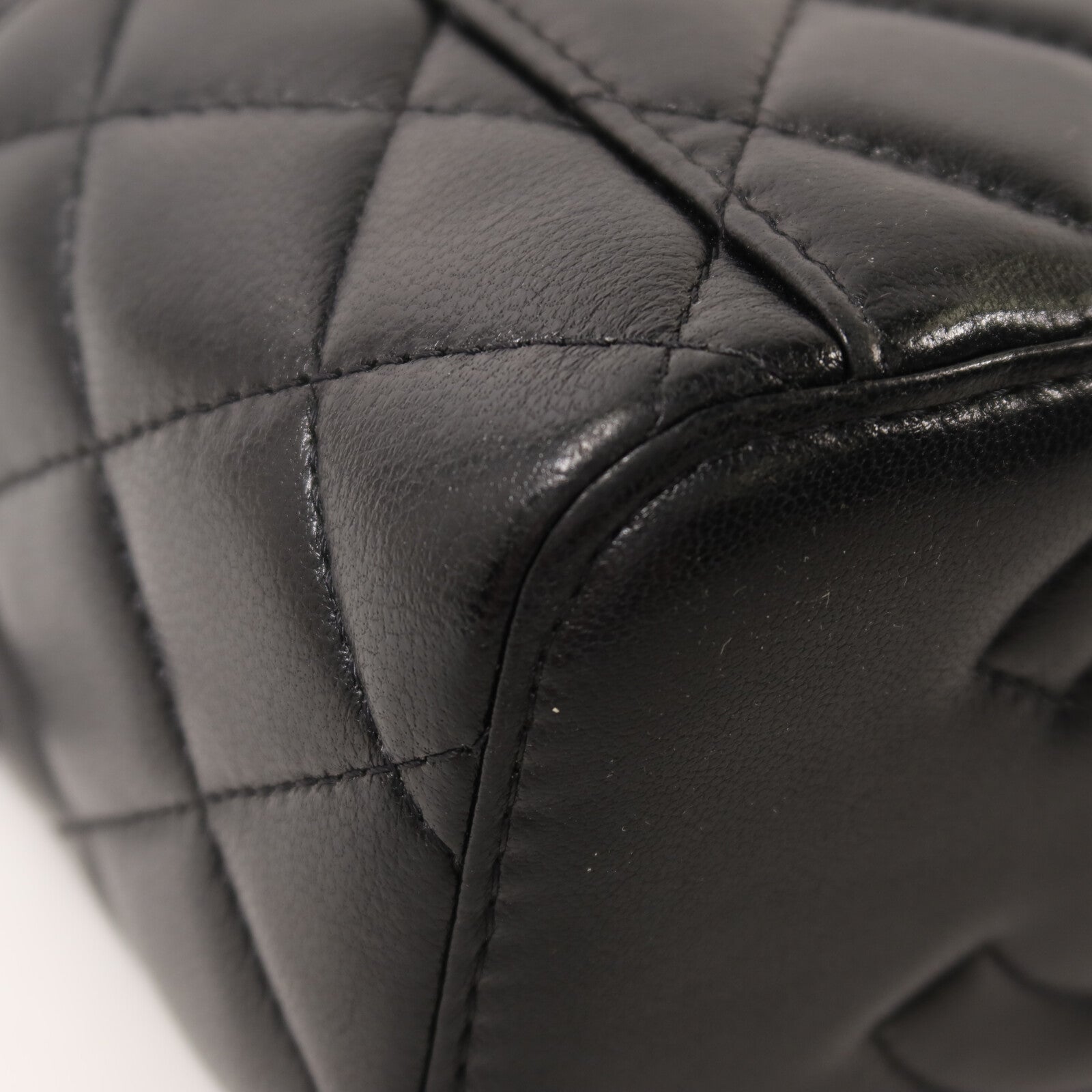 CHANEL 羊皮皮革Vanity Case With Top Handle鏈帶手挽肩背兩用袋