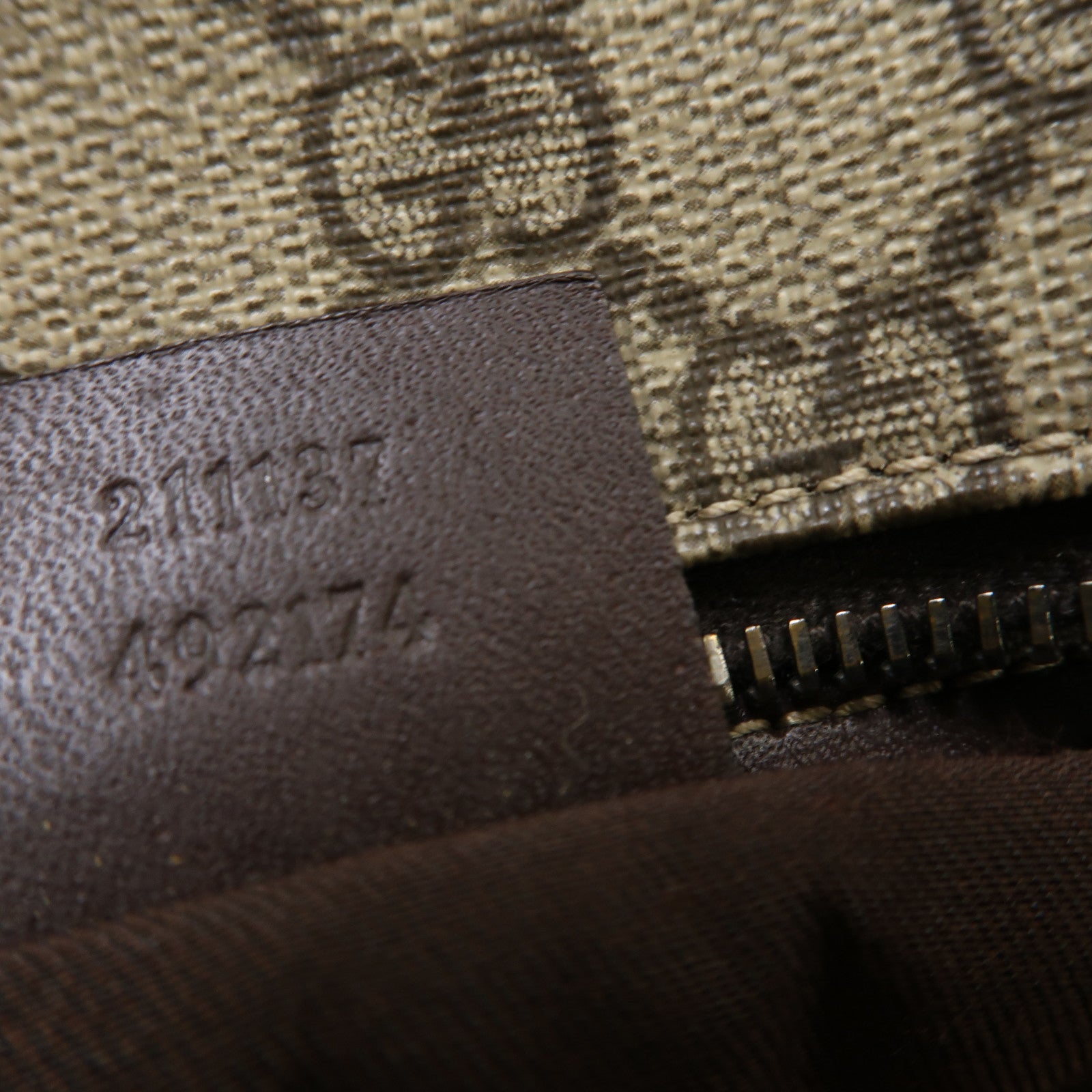 GUCCI 塗層帆布Tote Bag銀扣手挽袋棕色