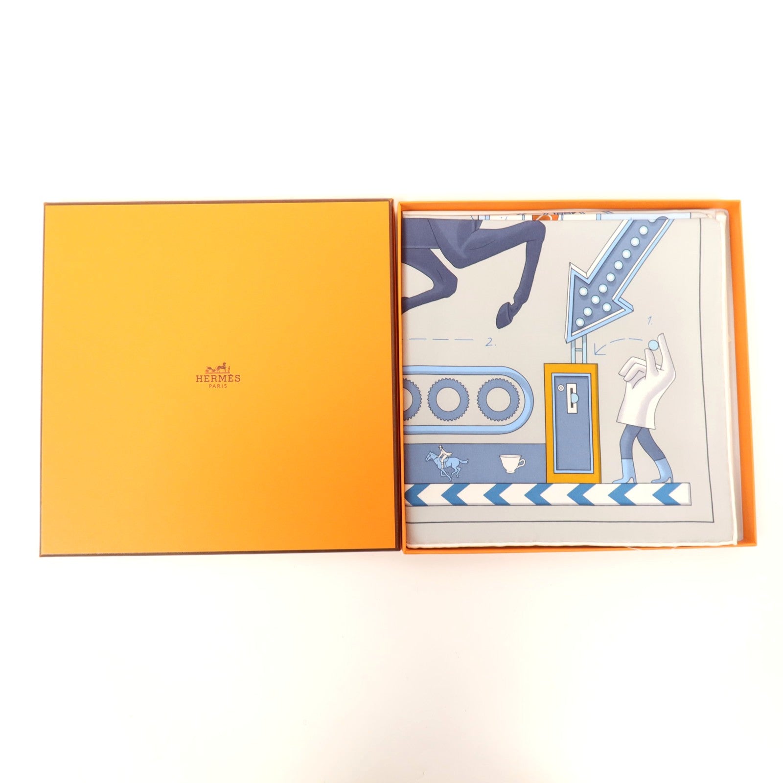 HERMES 絲質Scarf絲巾