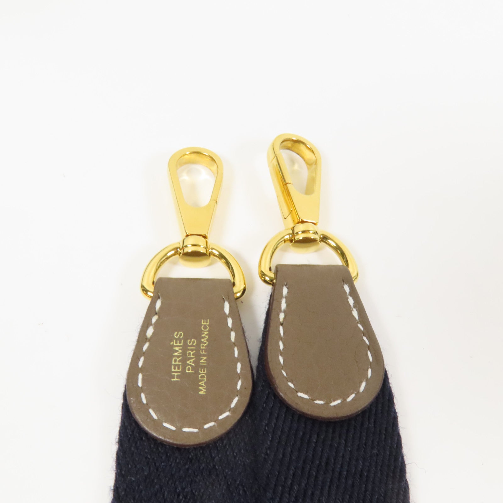 HERMES Clemence皮革Evelyne TPM金扣肩背袋Etoupe