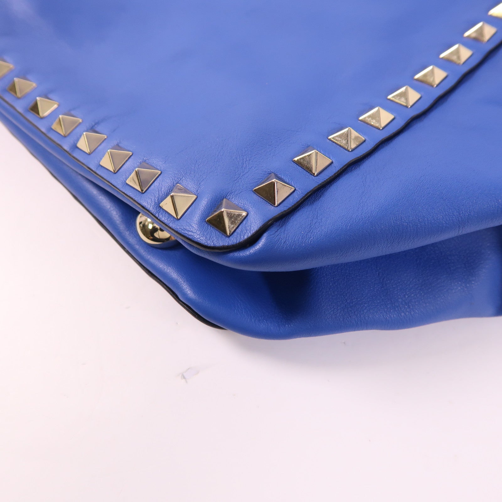 Valentino 【激減優惠】牛皮皮革2 Way Shoulder Bag金扣手挽肩背兩用袋