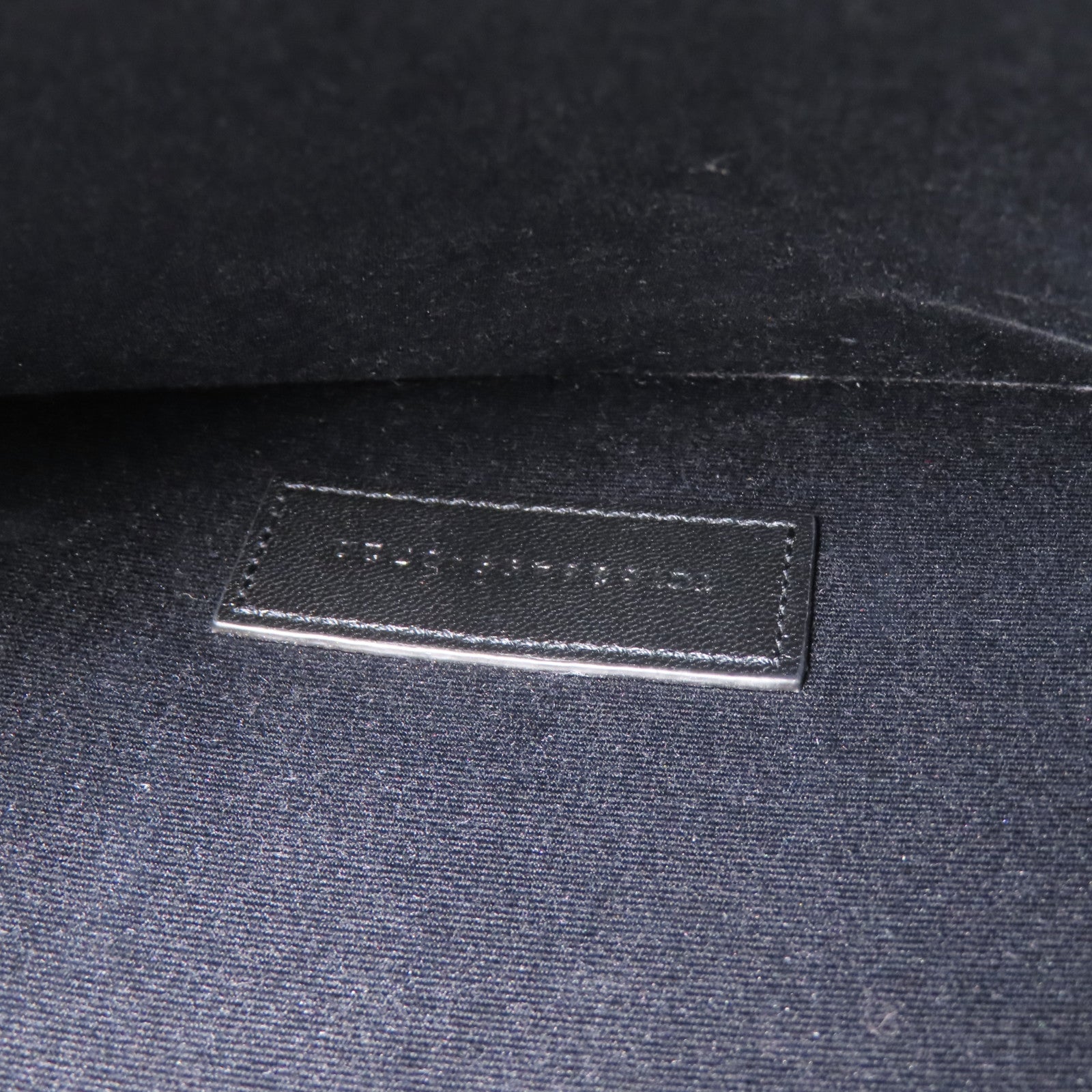 SAINT LAURENT 麂皮皮革Clutch金扣手拿包淺啡色