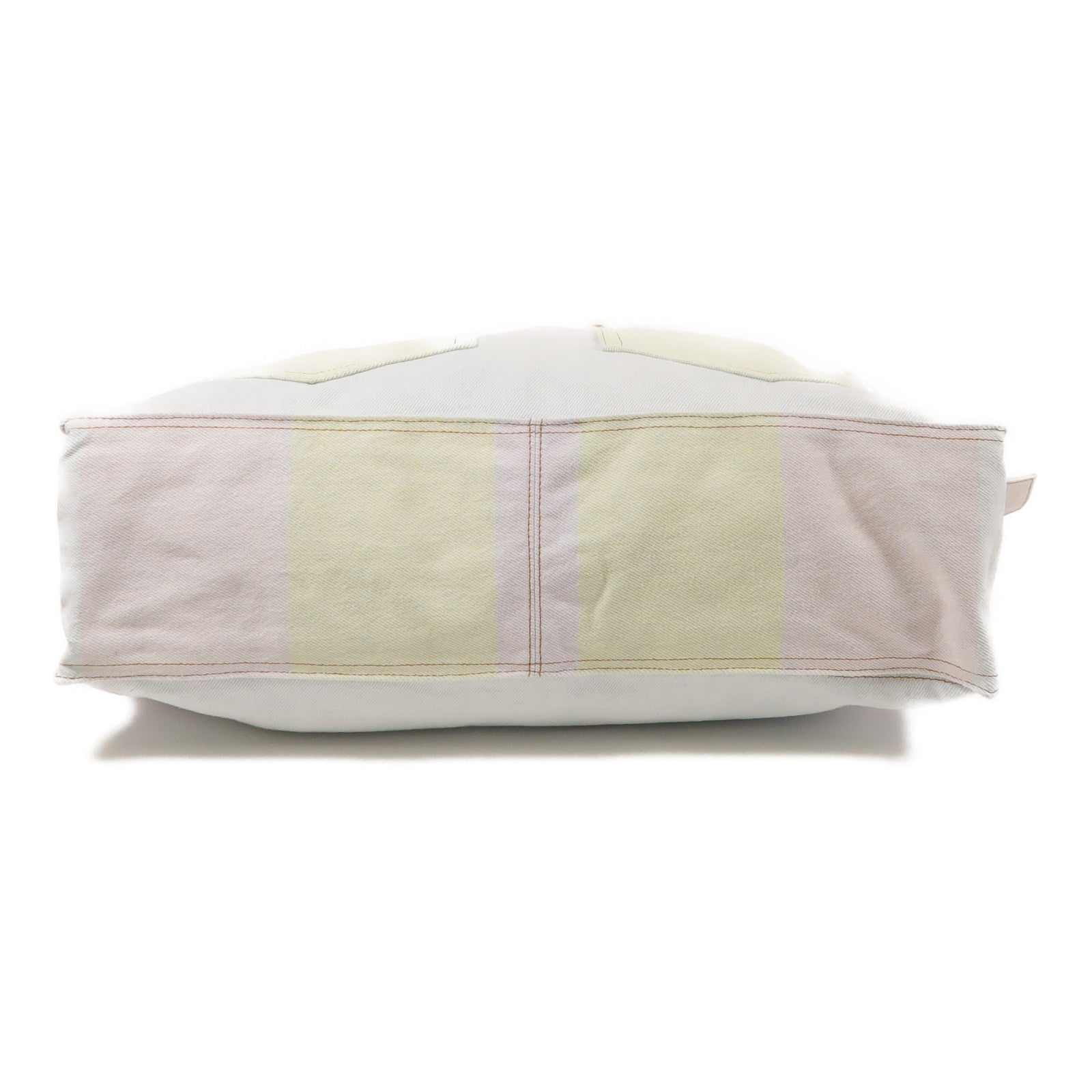 CHANEL CC GHW Tote Bag Canvas Pink / Yellow