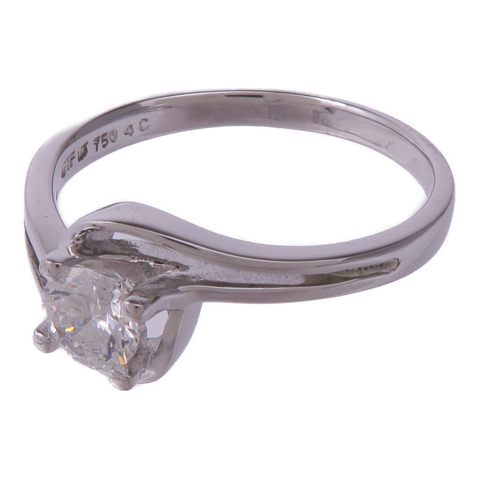 JEWELRY 18K白金Diamond Ring鑽石戒指US#8