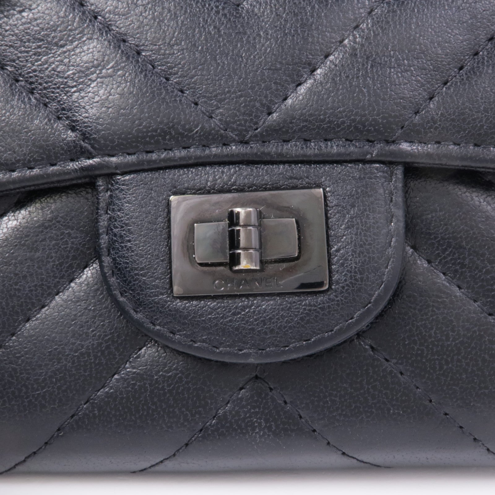 CHANEL 牛皮皮革2.55 Coin Case零錢包