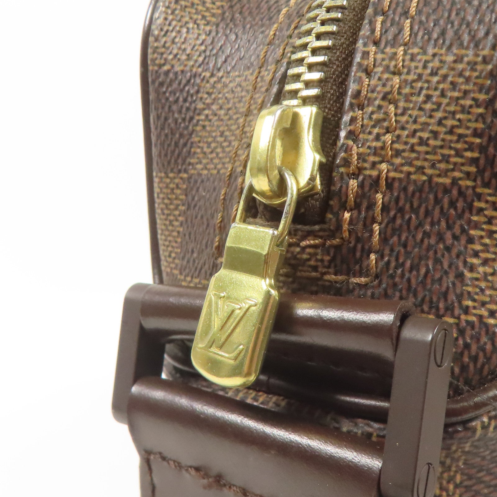 LOUIS VUITTON Damier Olaf PM shoulder bag Brown Shoulder Bag N41442