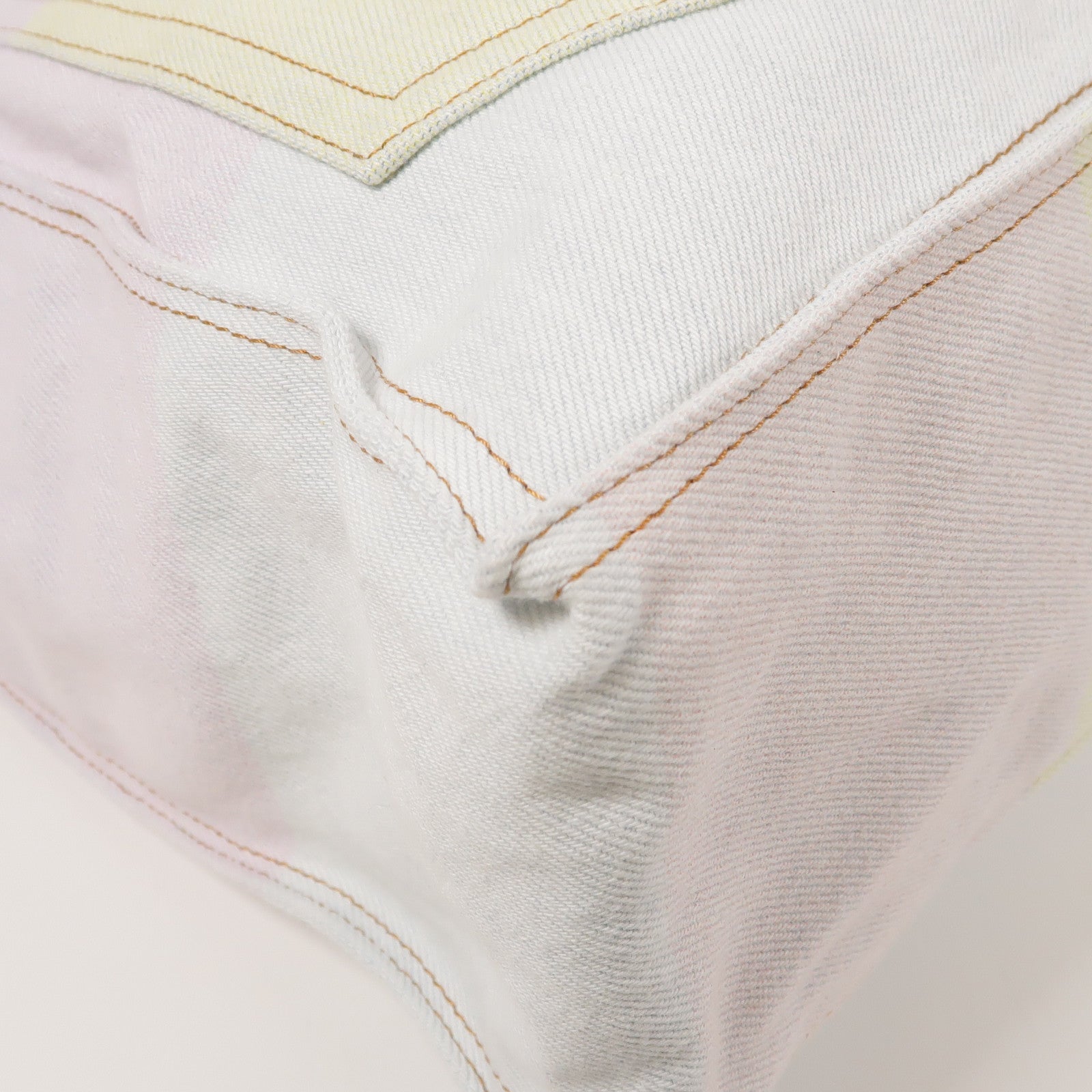 CHANEL CC GHW Tote Bag Canvas Pink / Yellow