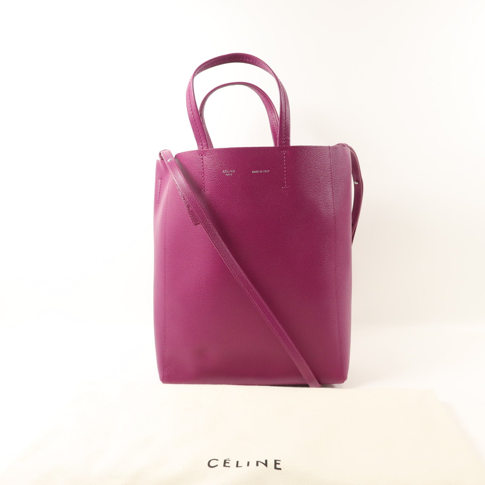 CELINE 牛皮皮革Small Vertical Cabas手挽肩背兩用袋
