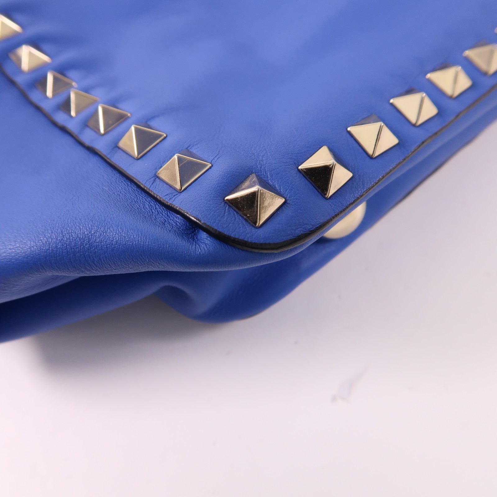 Valentino 【激減優惠】牛皮皮革2 Way Shoulder Bag金扣手挽肩背兩用袋