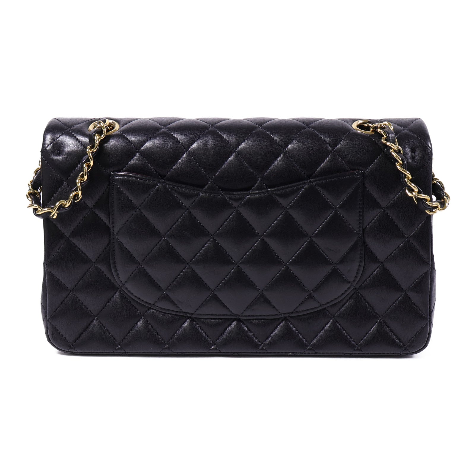 CHANEL 羊皮皮革Classic 25金扣手挽肩背兩用袋