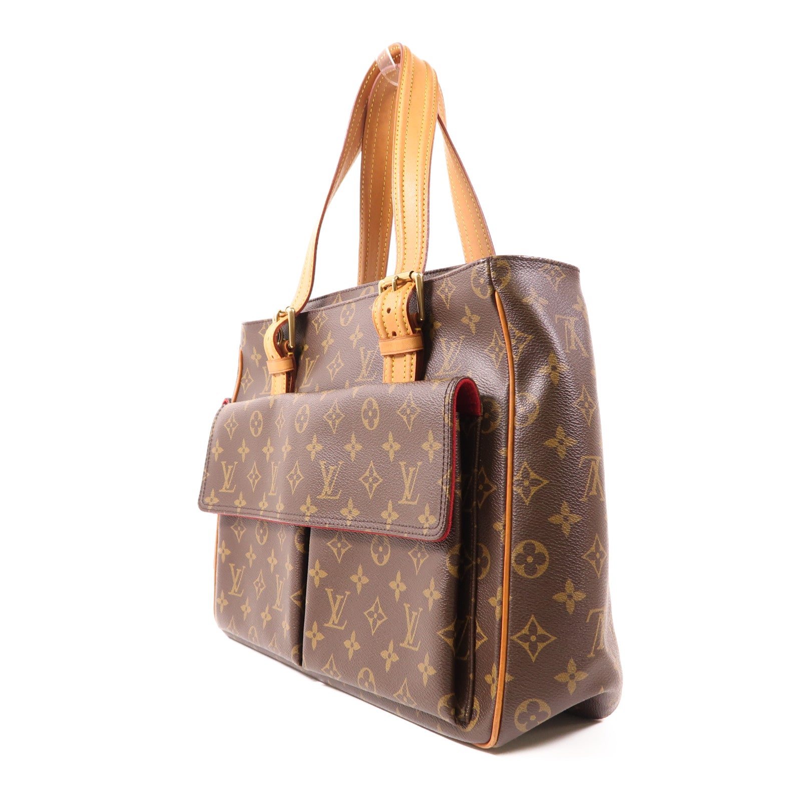LOUIS VUITTON Monogram Multipli Cite金扣肩背袋