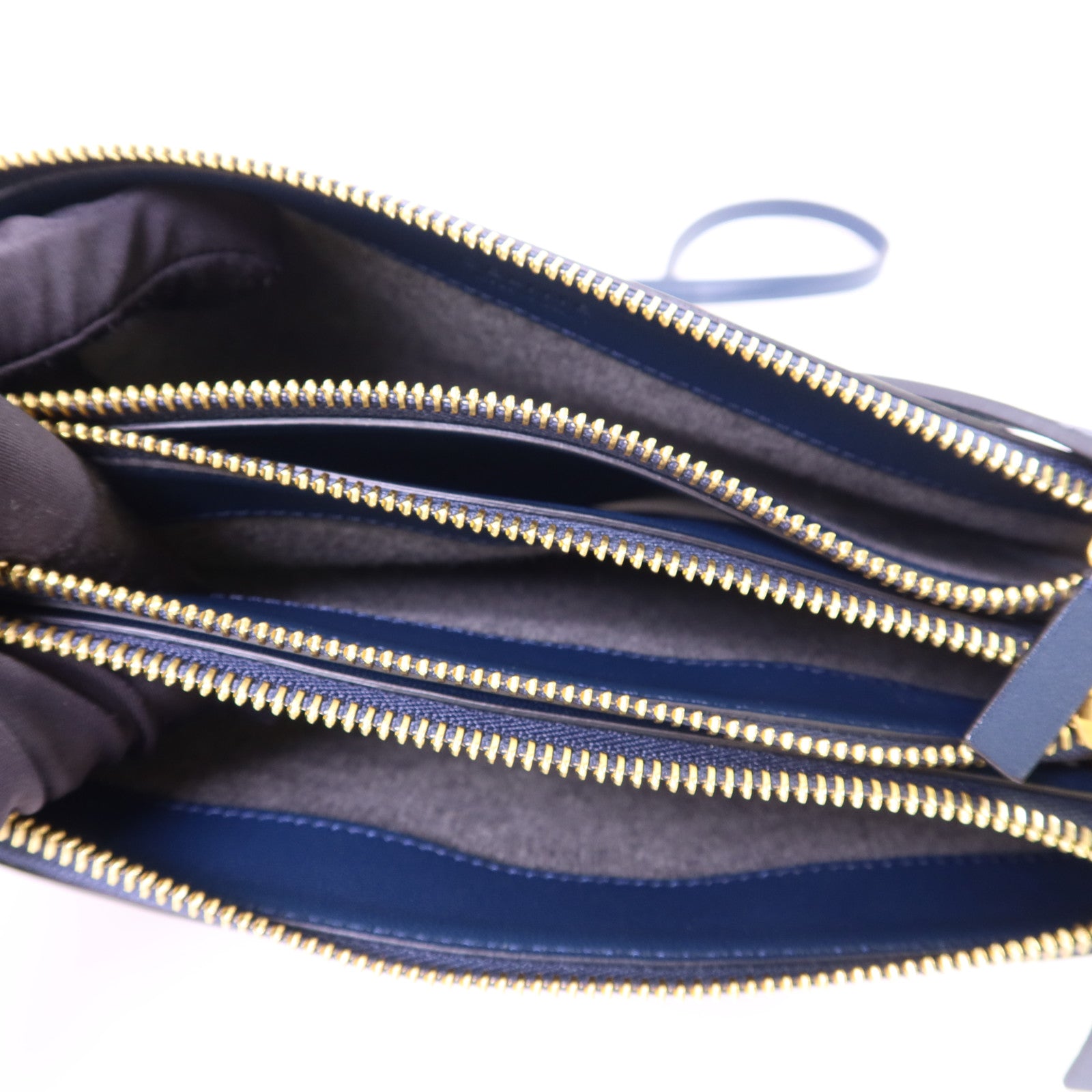 CELINE 羊皮皮革Trio Bag金扣肩背袋