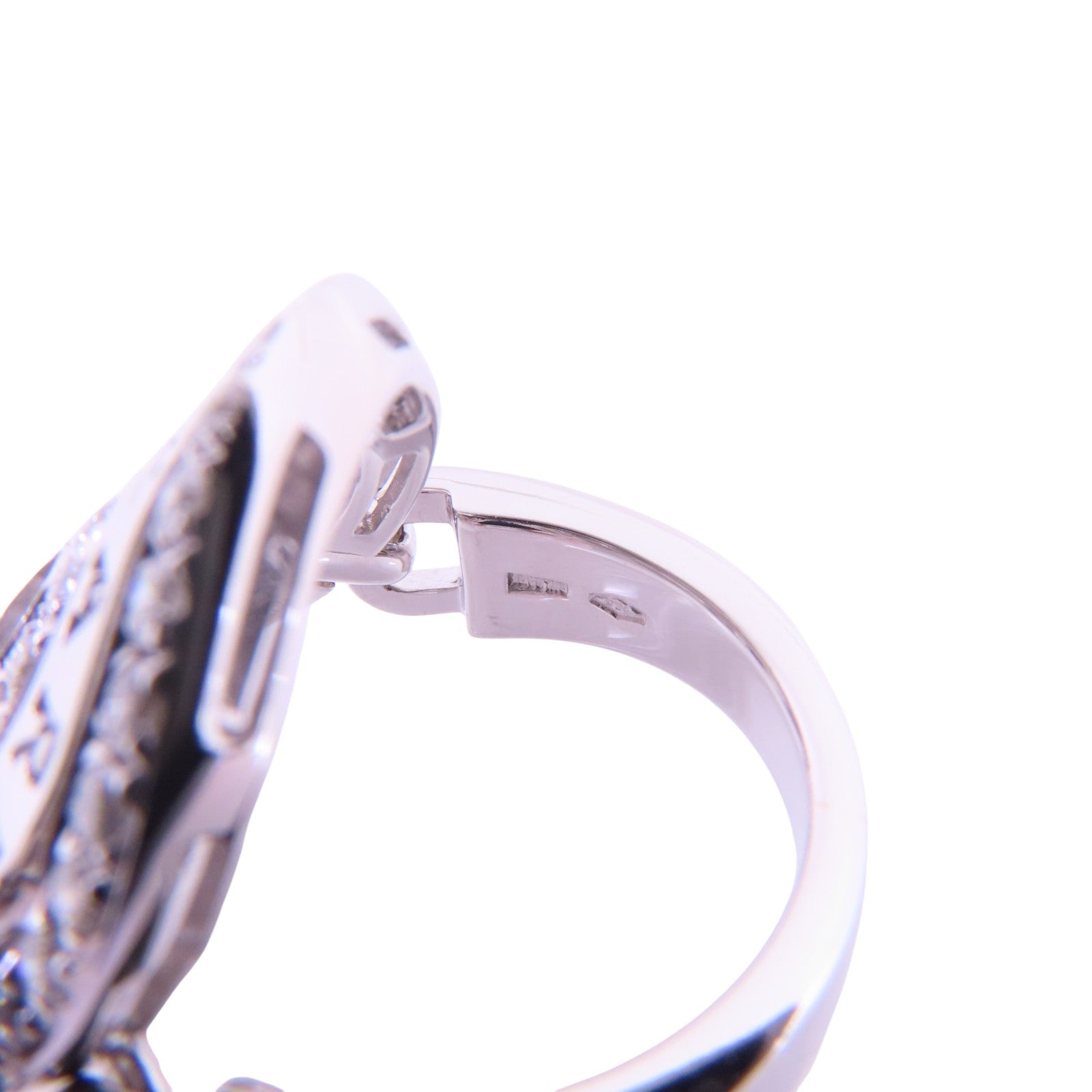 BVLGARI 18K白金Astrale Diamond Ring鑽石戒指US#5.75