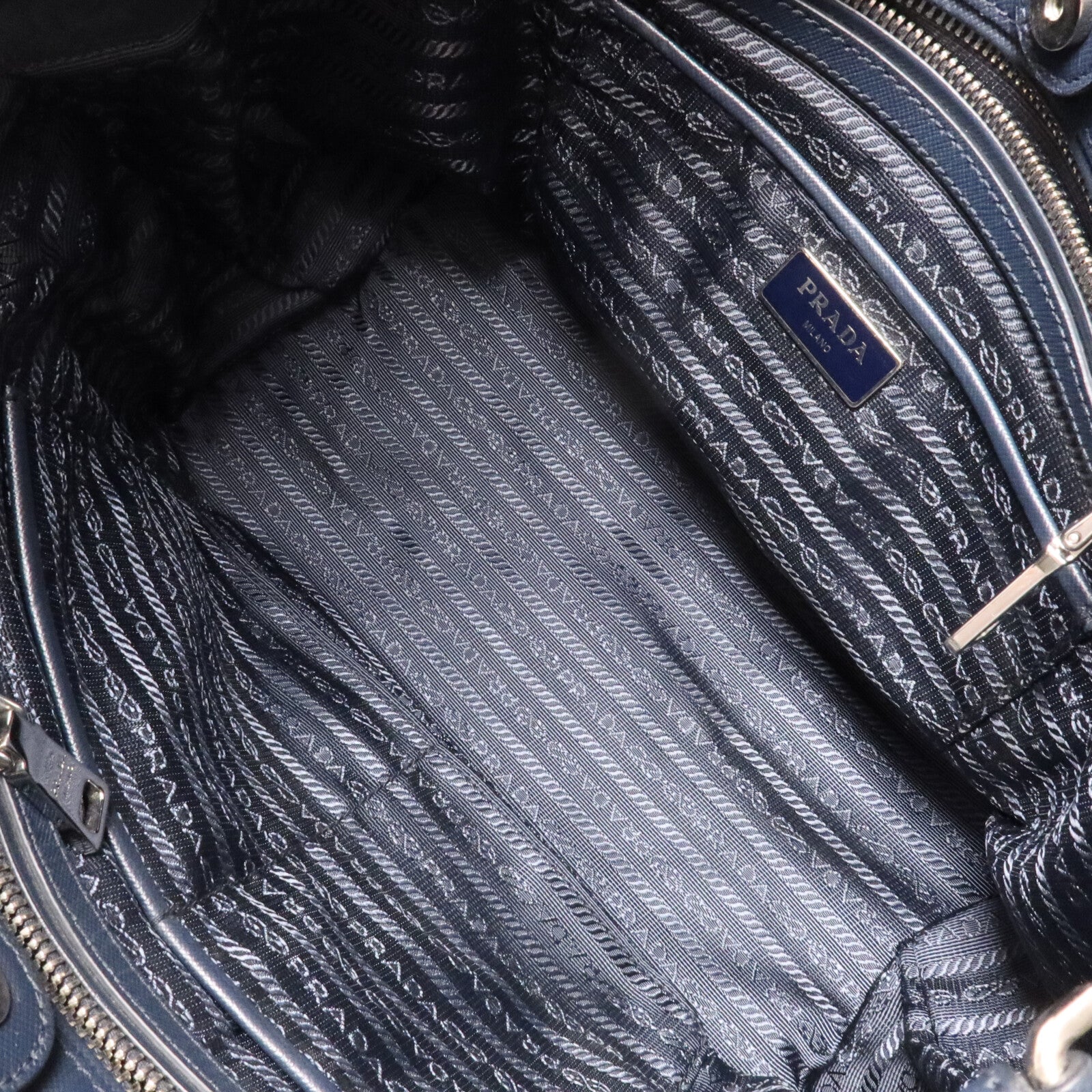 PRADA 尼龍Quilted Chain Shoulder鏈帶手挽肩背兩用袋