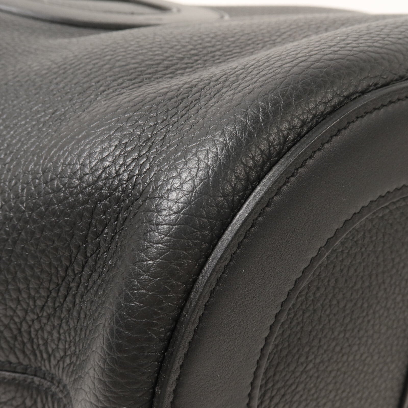 HERMES Clemence皮革In The Loop 23手挽袋Noir
