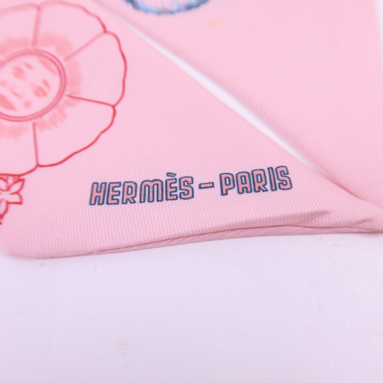 HERMES 絲質Twilly絲巾