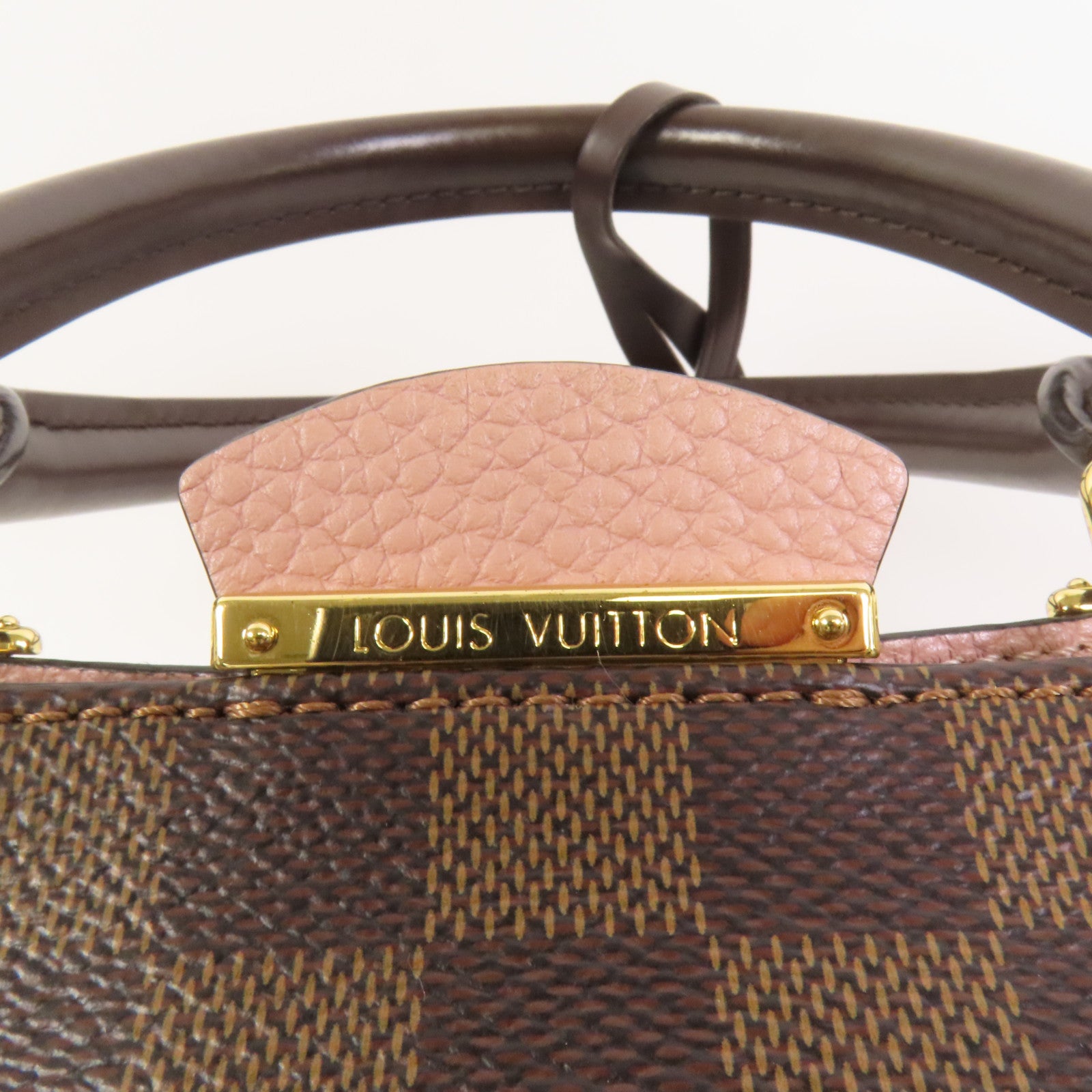 LOUIS VUITTON 【激減優惠】Damier Brittany金扣手挽肩背兩用袋