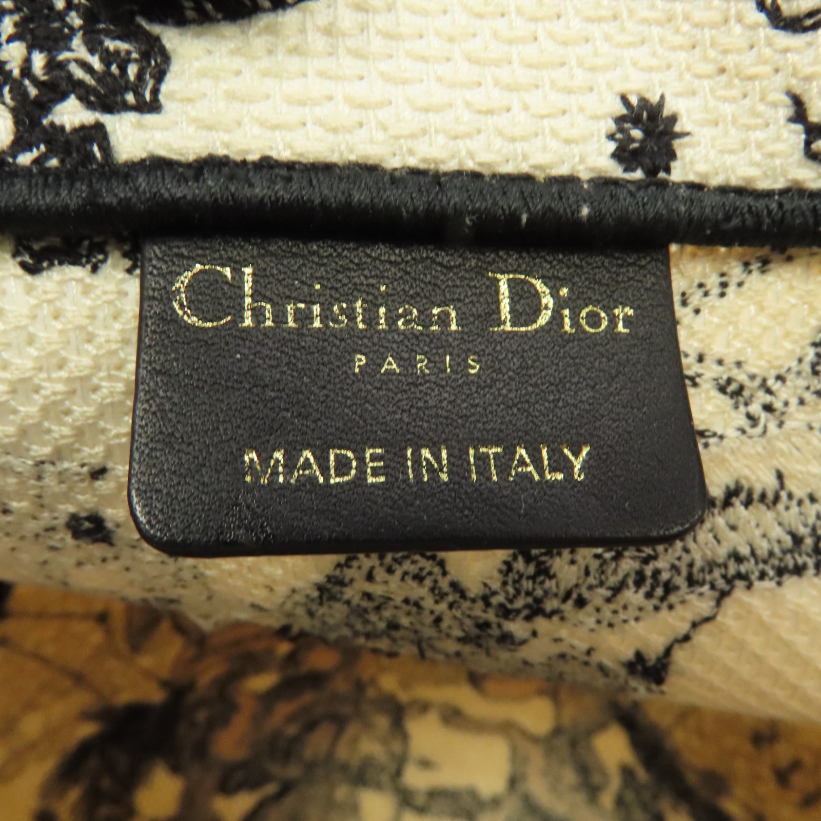 Dior 【激減優惠】帆布Book Tote手挽袋黑色
