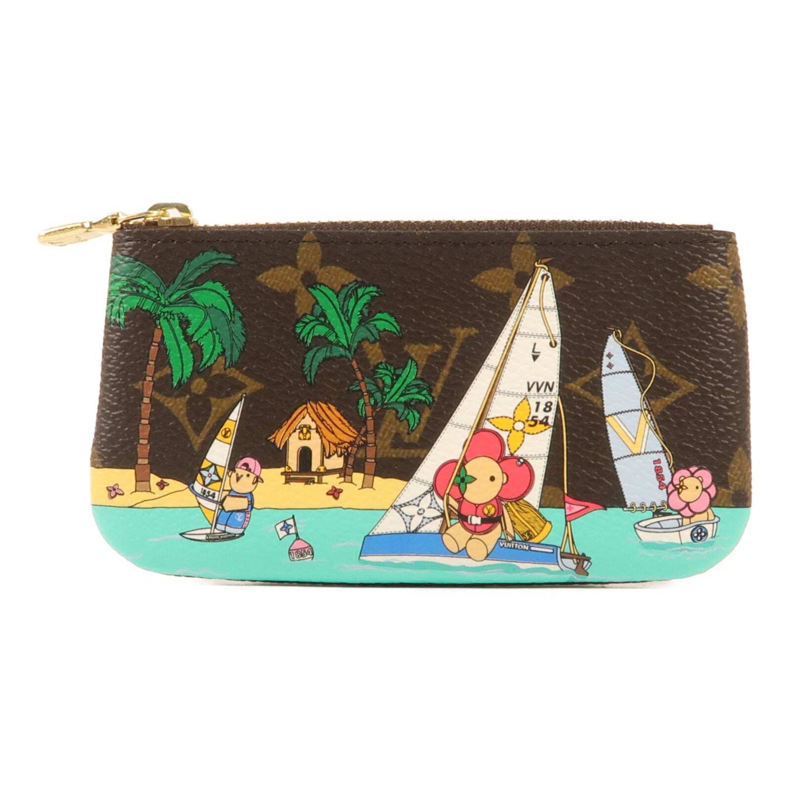 LOUIS VUITTON Monogram Key Pouch金扣零錢包