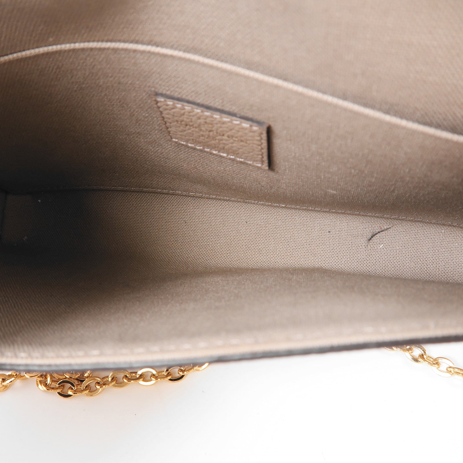 LOUIS VUITTON Monogram Empreinte Felicie Pochette金扣鏈帶肩背袋
