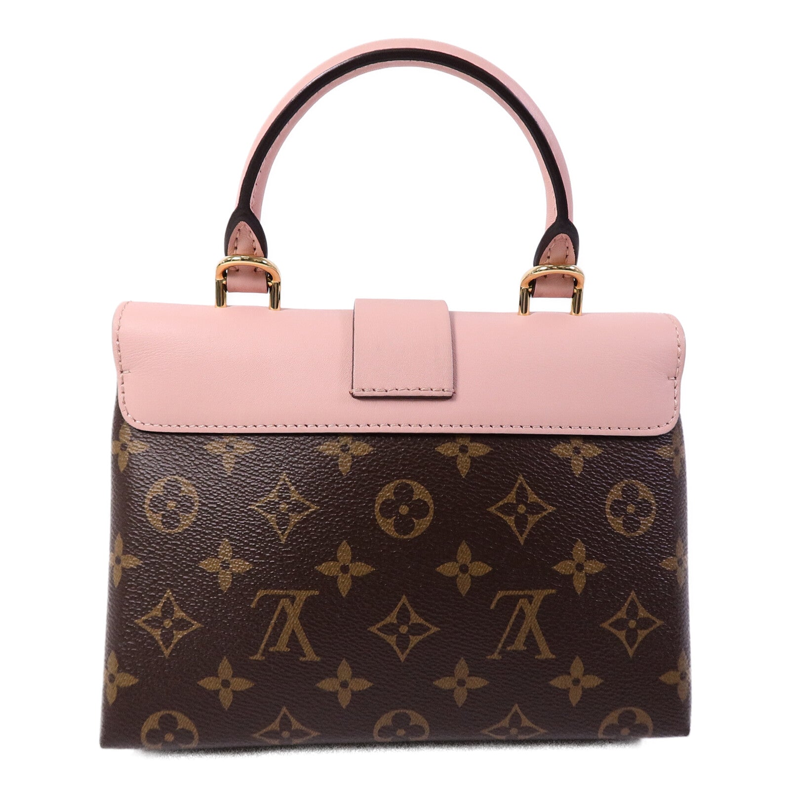 LOUIS VUITTON Monogram Locky BB金扣手挽肩背兩用袋