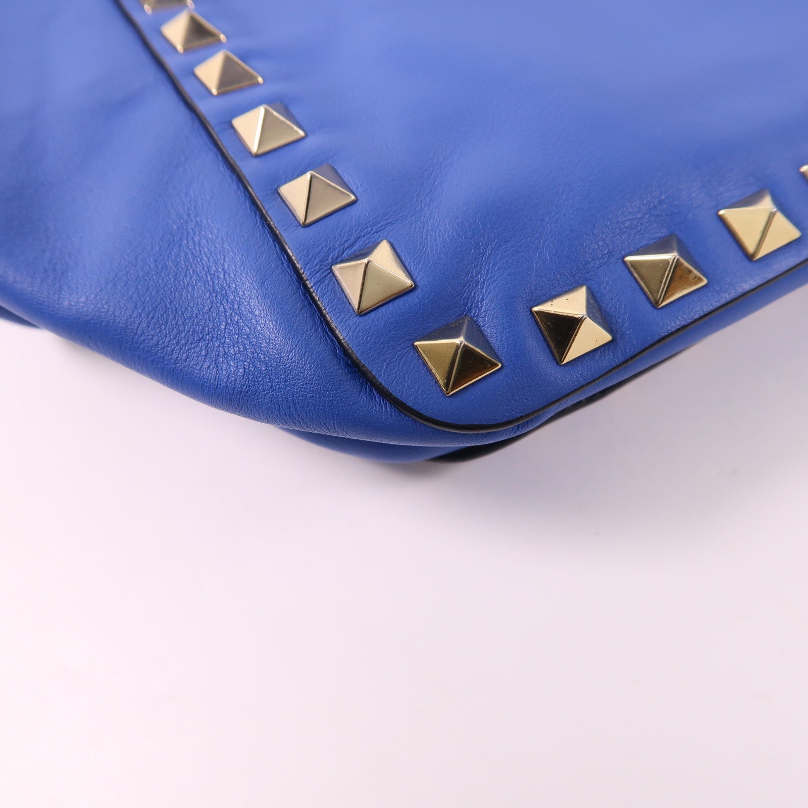 Valentino 【激減優惠】牛皮皮革2 Way Shoulder Bag金扣手挽肩背兩用袋