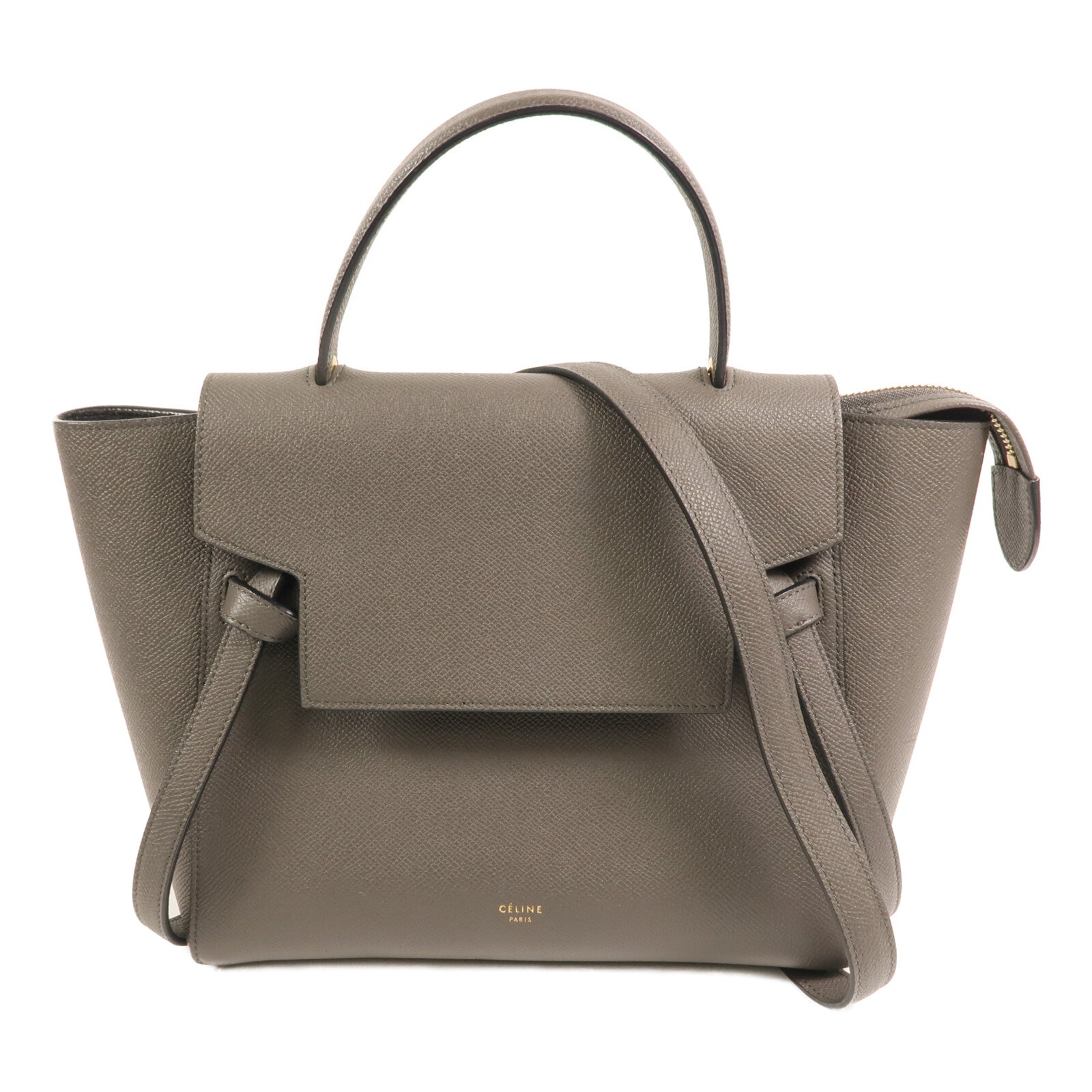 CELINE 牛皮皮革Belt Bag金扣手挽肩背兩用袋