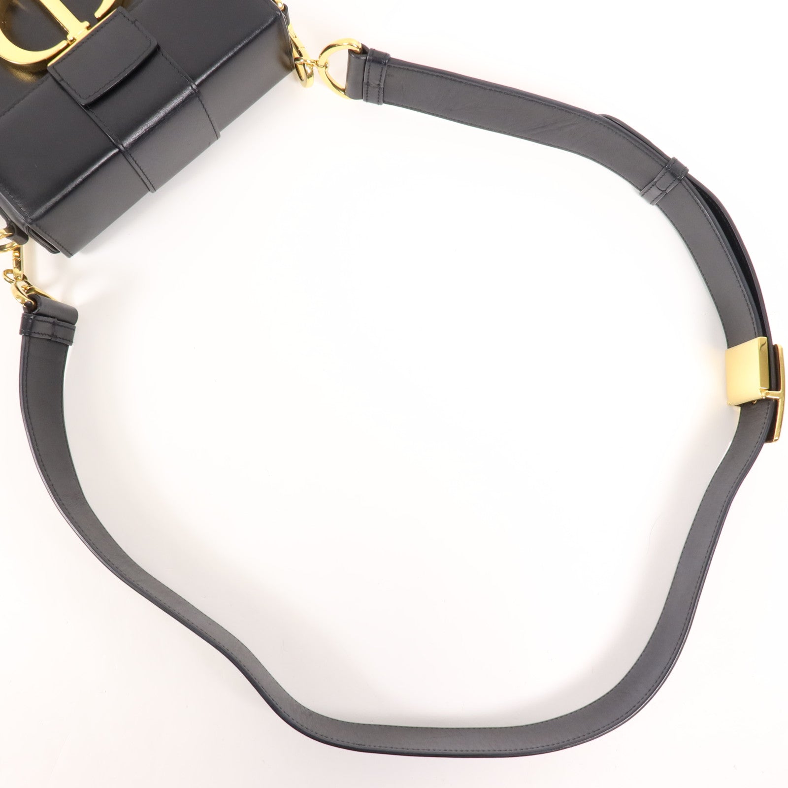 Dior 牛皮皮革30 Montaigne金扣肩背袋