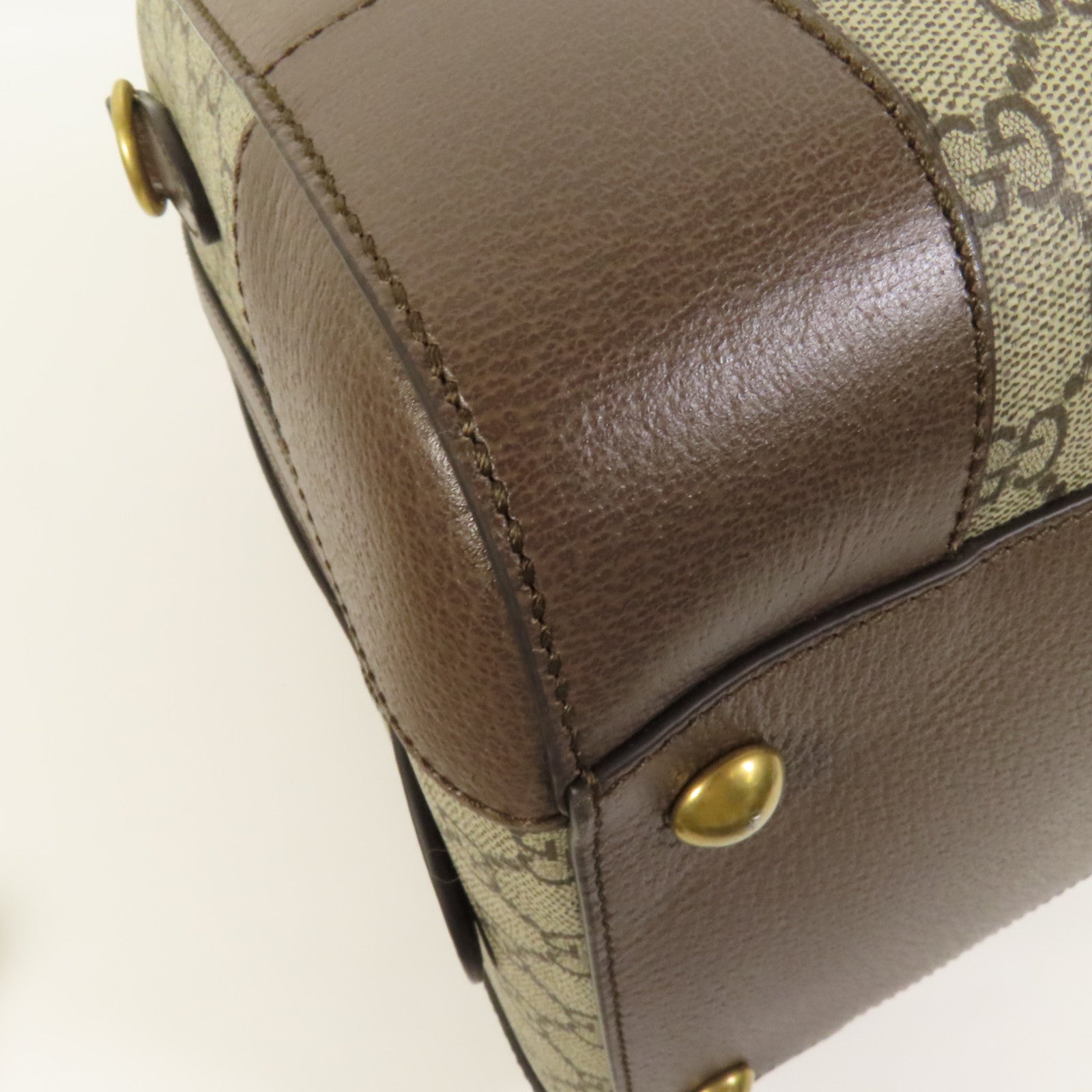 GUCCI 【激減優惠】塗層帆布Savoy Medium Duffel金扣手挽肩背兩用袋