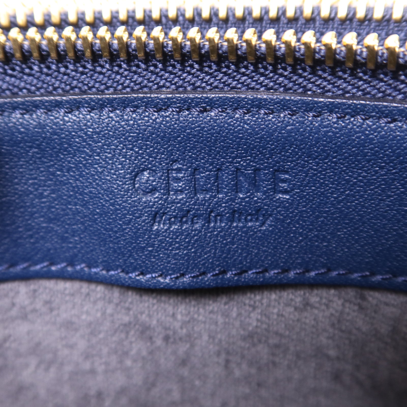 CELINE 羊皮皮革Trio Bag金扣肩背袋