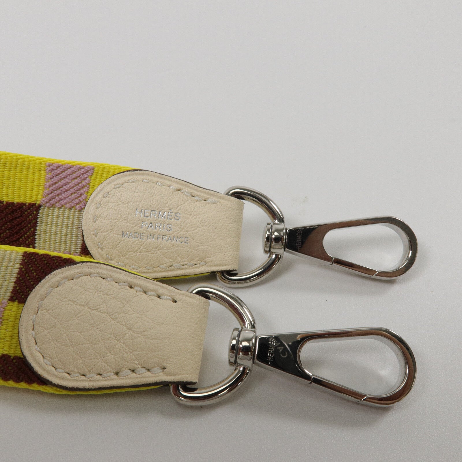 HERMES Clemence皮革Evelyne TPM肩背袋Craie