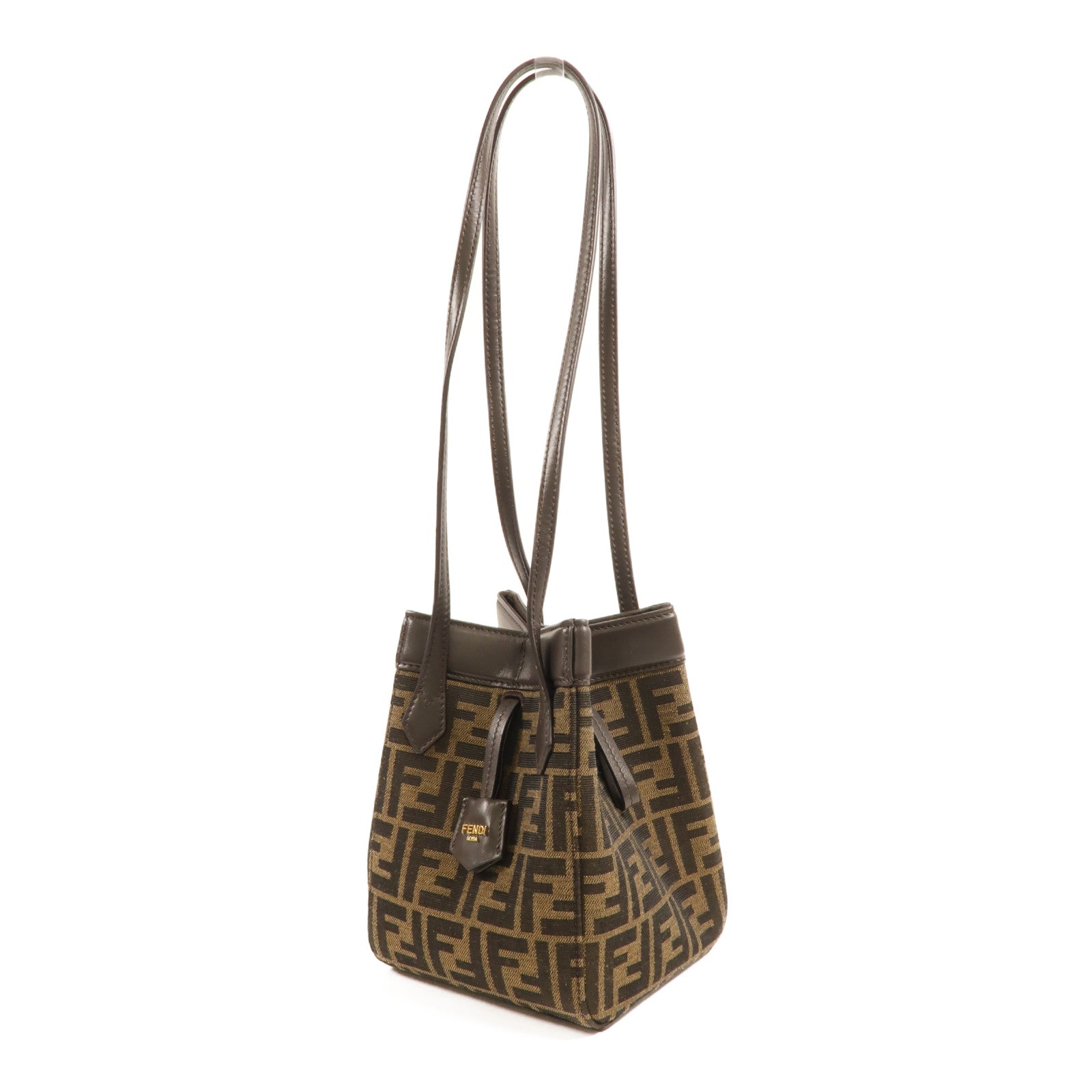 FENDI 帆布Origami Mini FF肩背袋