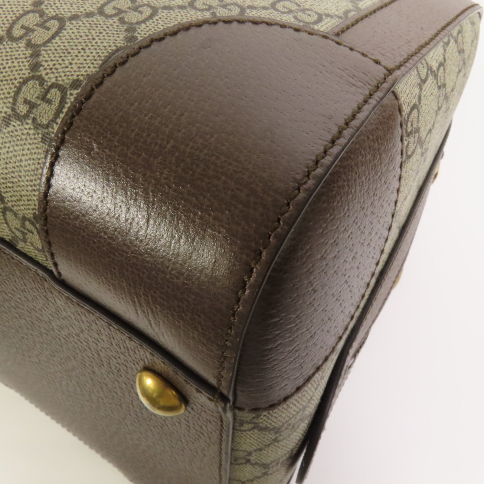 GUCCI 【激減優惠】塗層帆布Savoy Medium Duffel金扣手挽肩背兩用袋