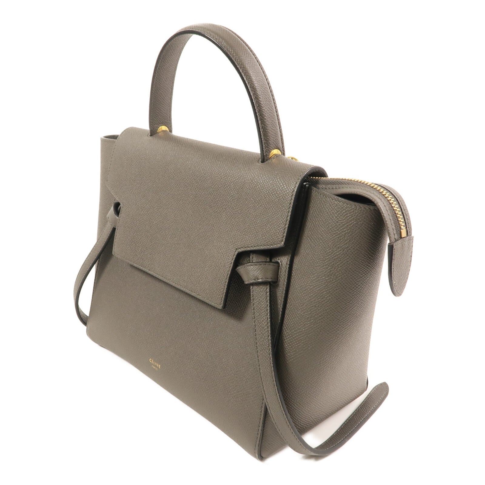 CELINE 牛皮皮革Belt Bag金扣手挽肩背兩用袋