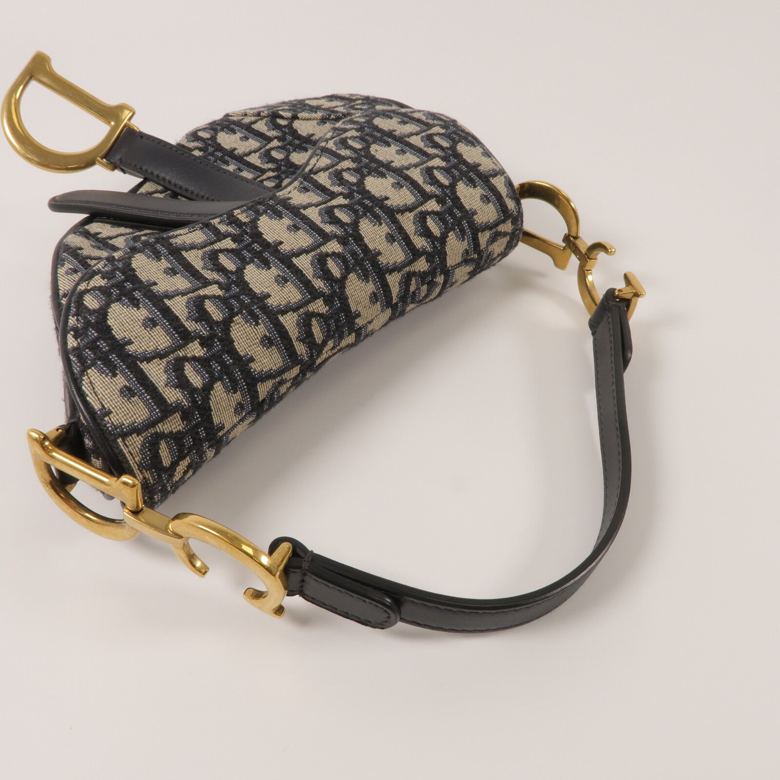 Dior 帆布Saddle Mini肩背袋