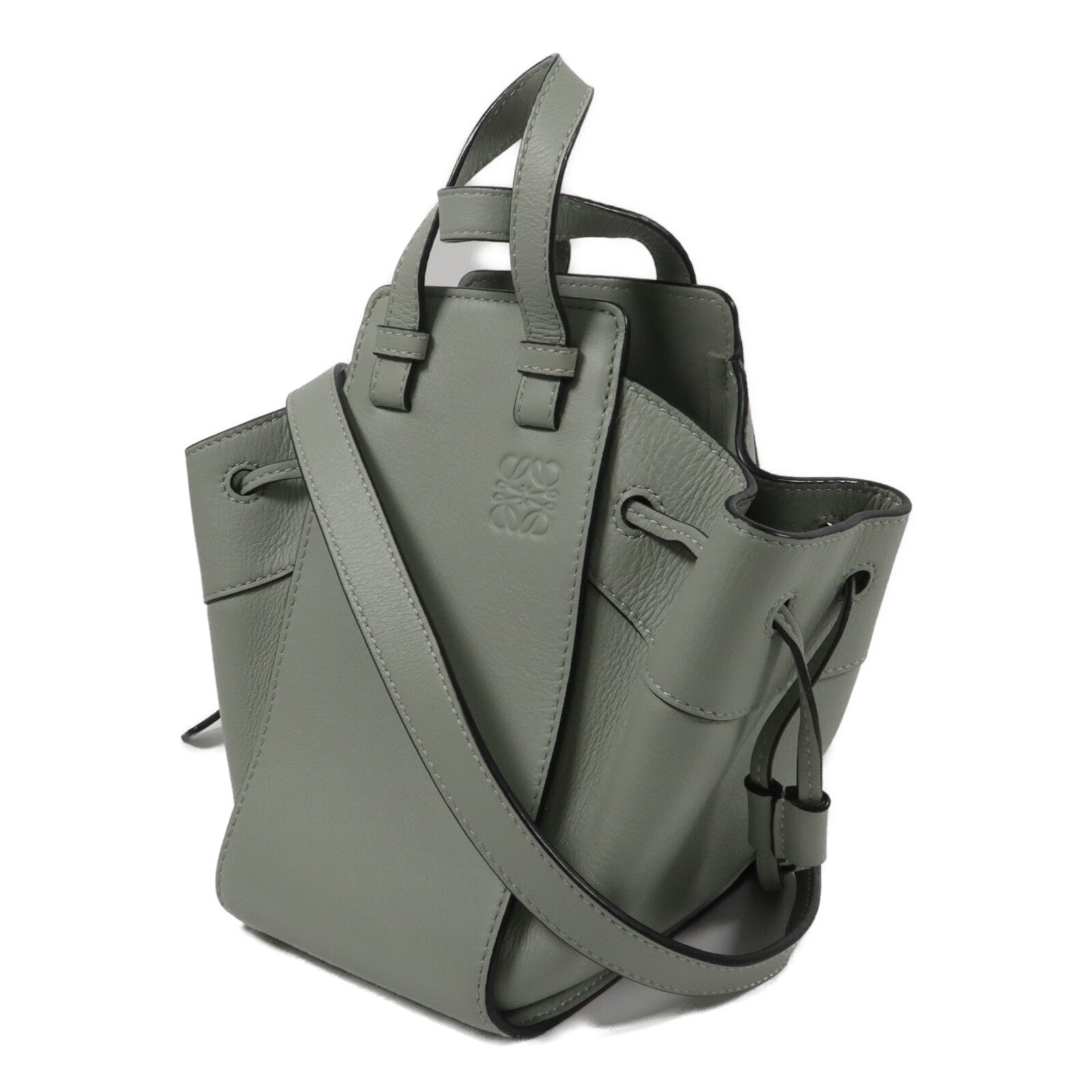 LOEWE 牛皮皮革Hammock Mini手挽肩背兩用袋