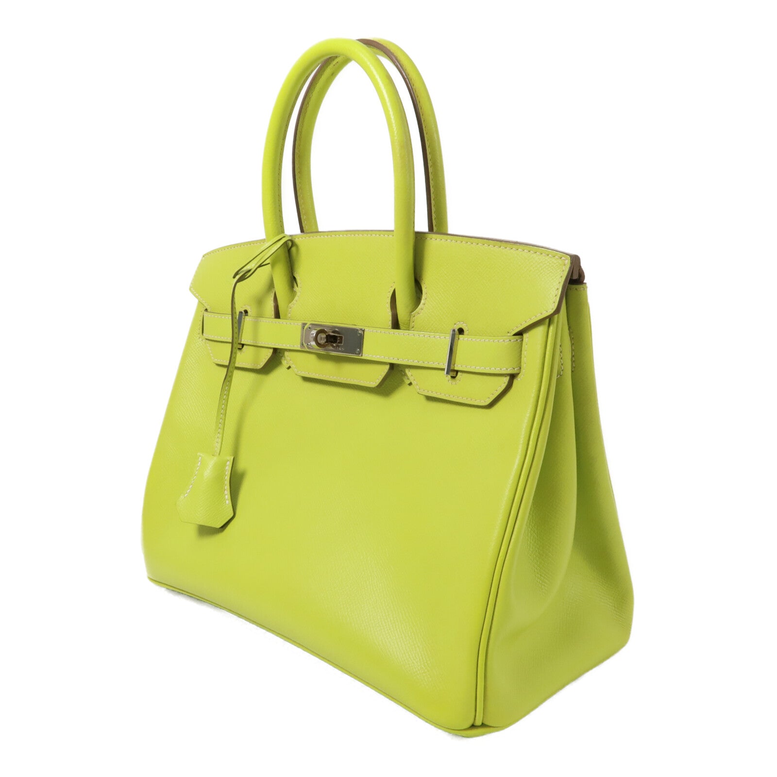 HERMES Epsom皮革Birkin 30 Candy手挽袋Kiwi