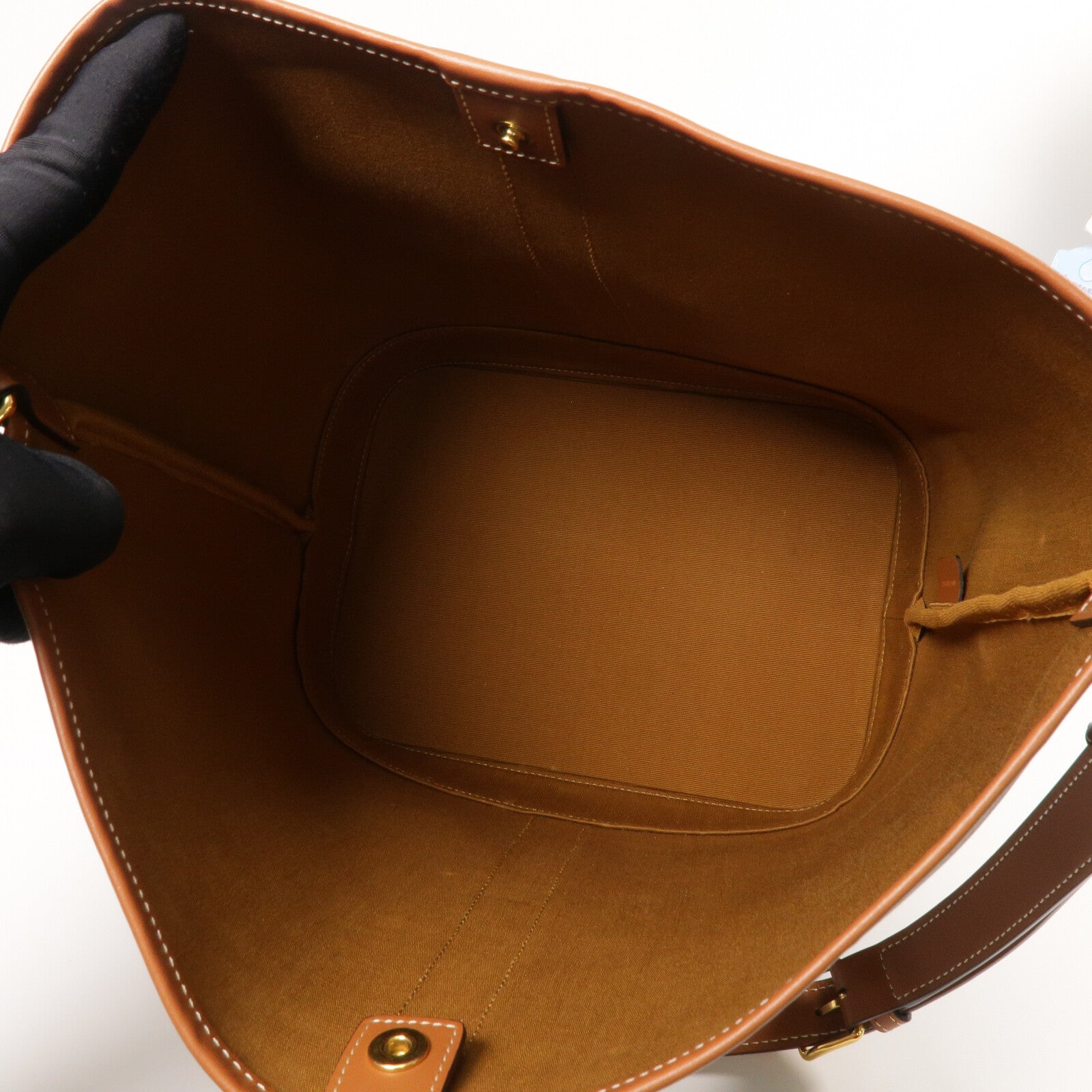 CELINE 塗層帆布Triomphe Bucket Bag Medium肩背袋