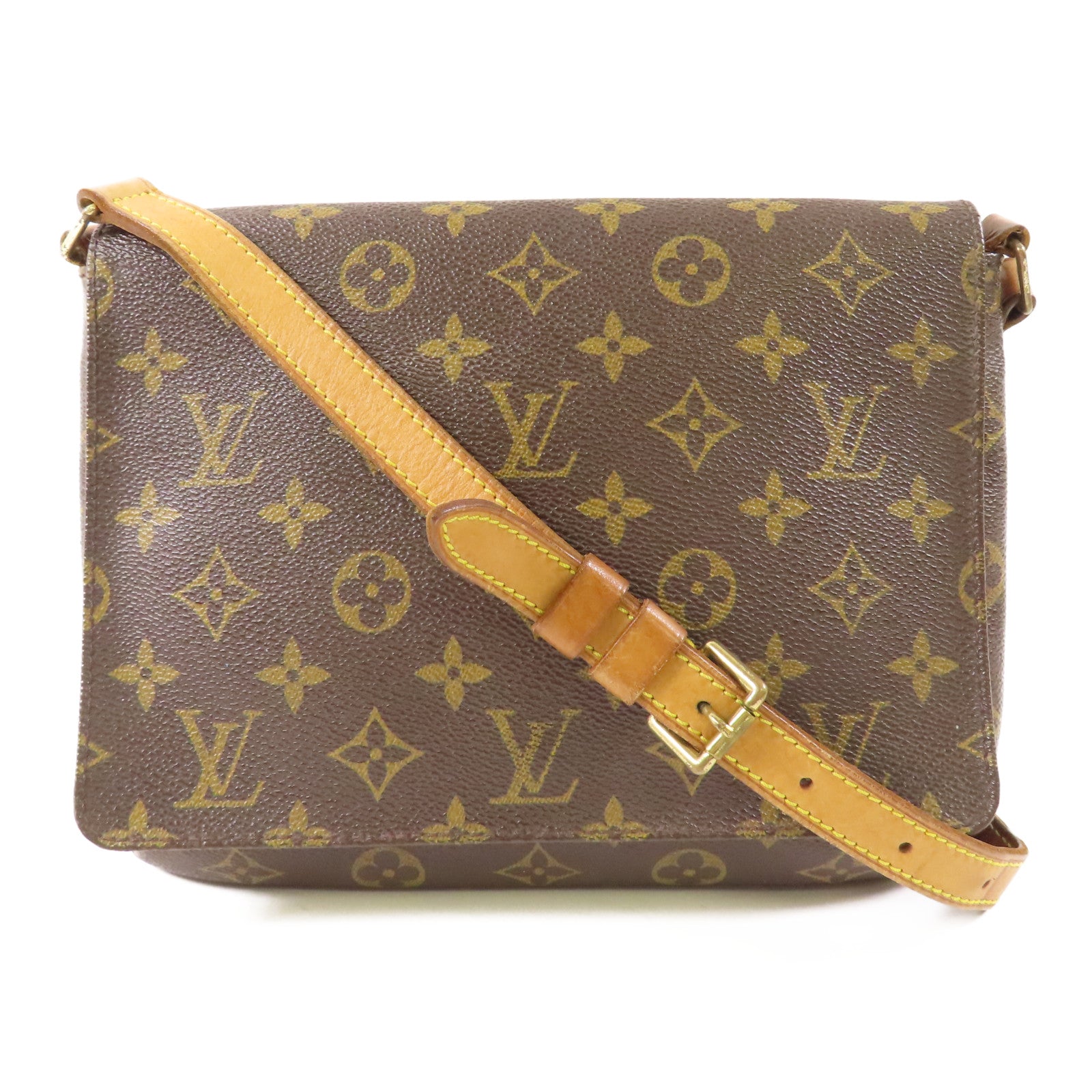 LOUIS VUITTON 【激減優惠】Monogram Musette Tango Short金扣肩背袋