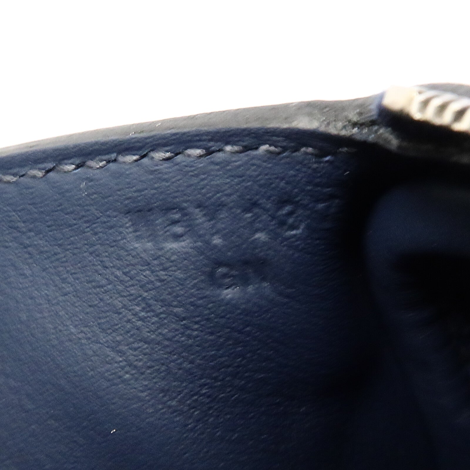 HERMES Clemence皮革Mini Lindy手挽肩背兩用袋Bleu De Prusse