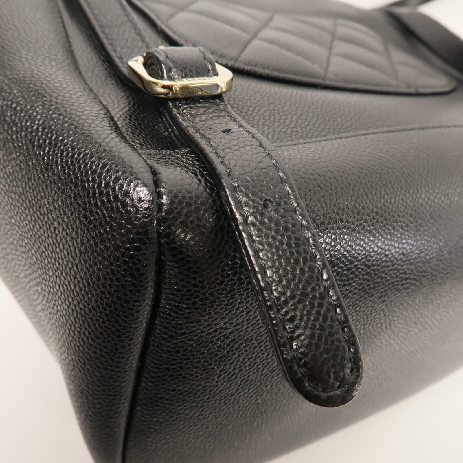 CHANEL 牛皮皮革Business Affinity Backpack鏈帶背包