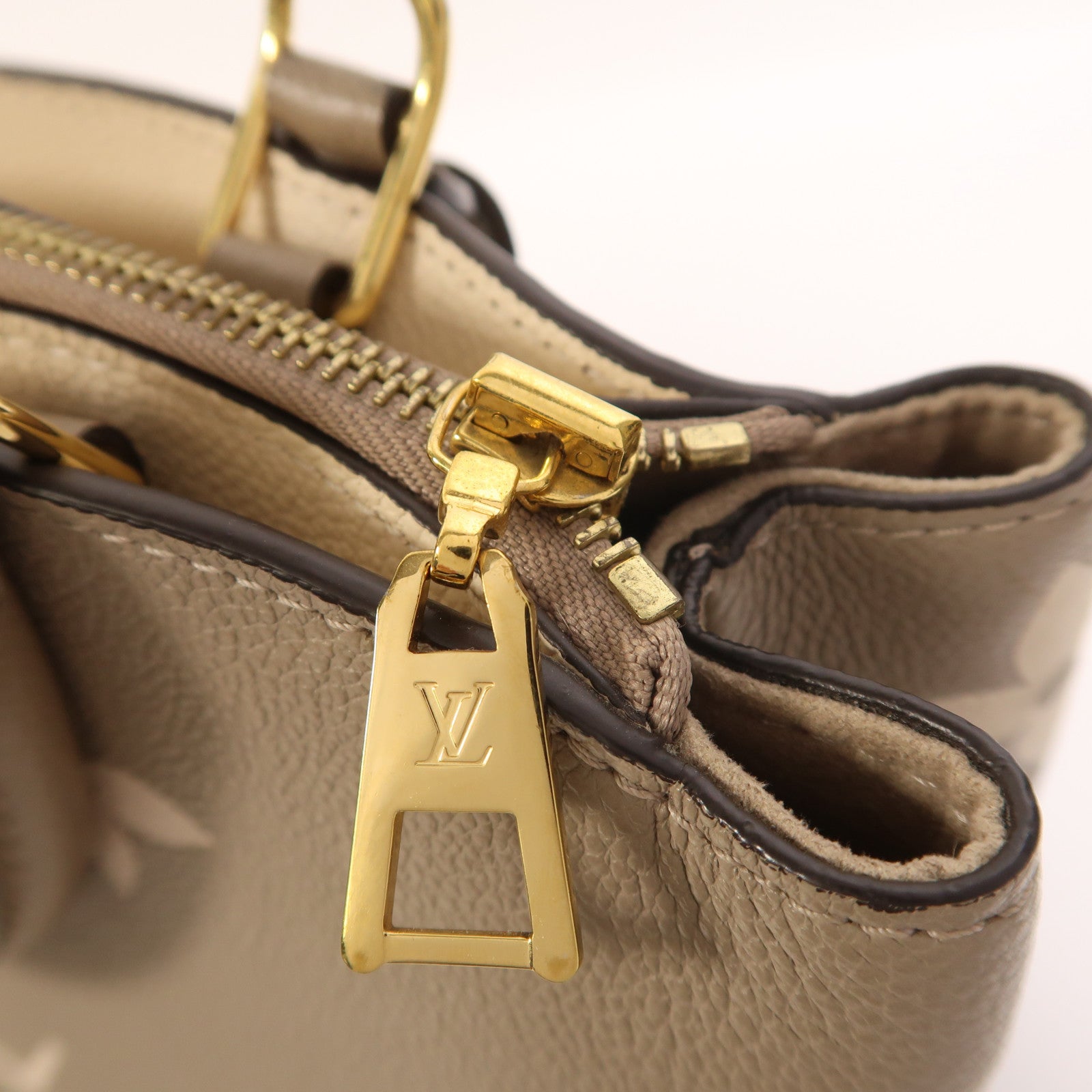 LOUIS VUITTON Monogram Empreinte Petit Palais金扣手挽肩背兩用袋