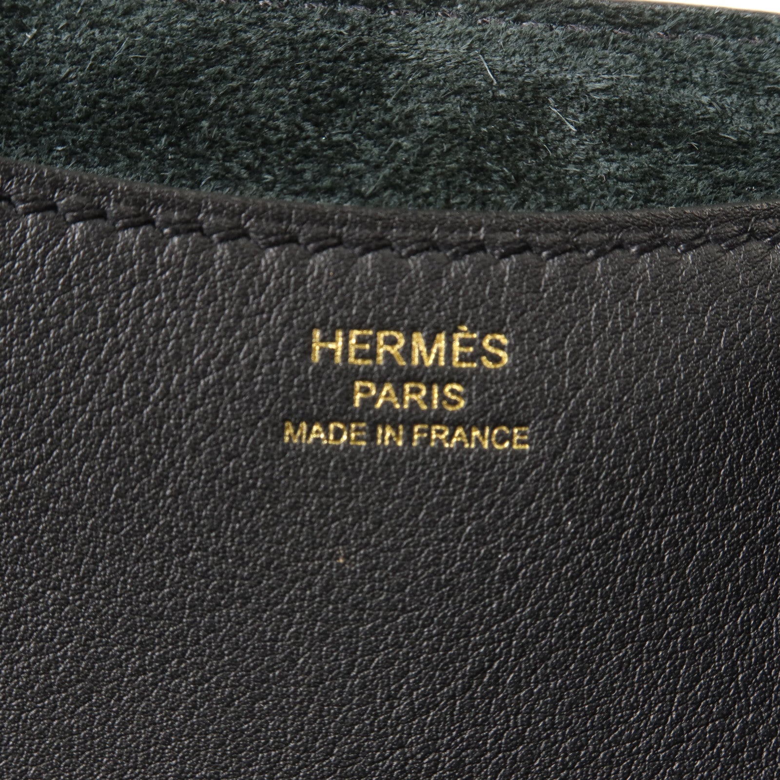 HERMES Clemence皮革In The Loop 23手挽袋Noir