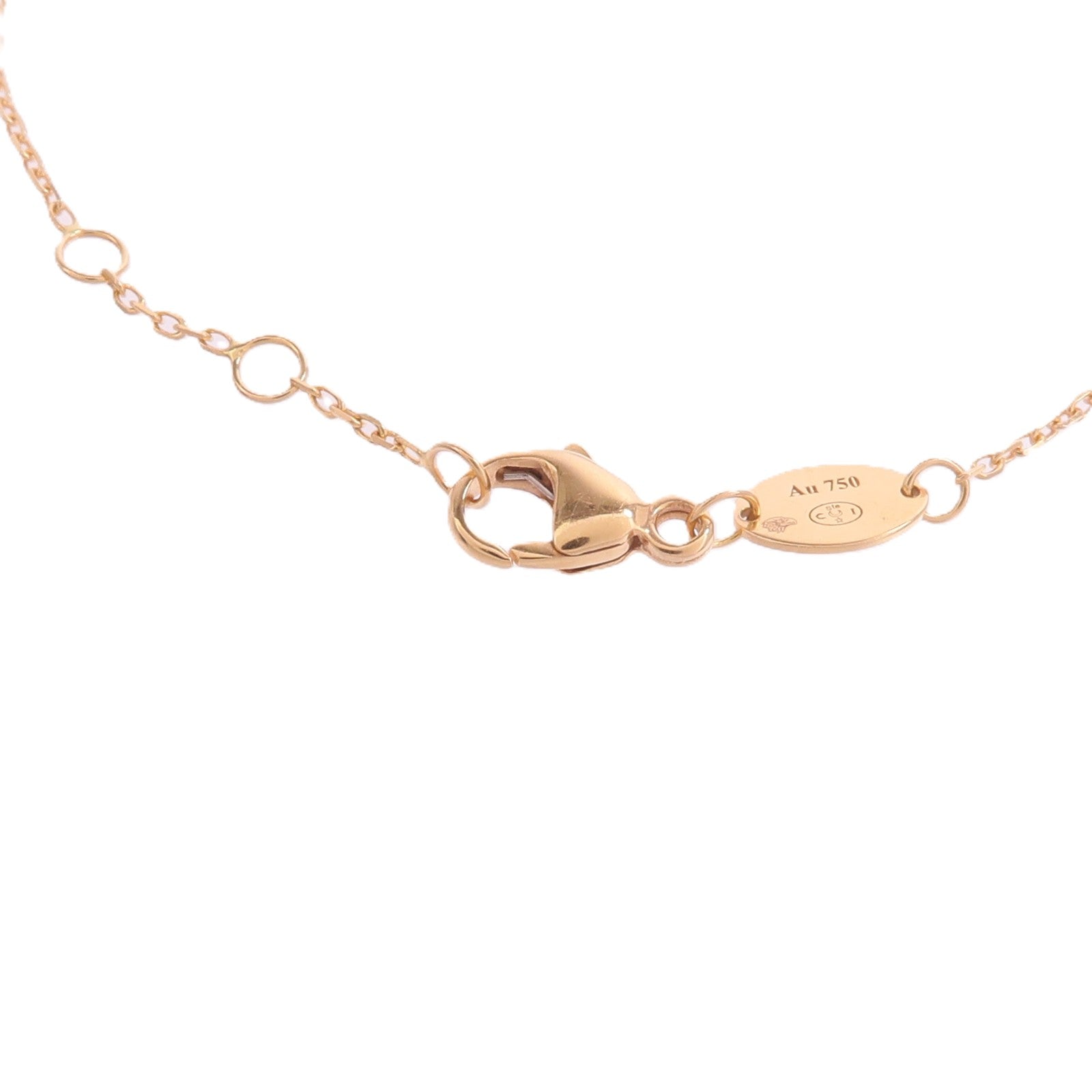 Chaumet 18K玫瑰金Jeux De Liens鑽石手鏈