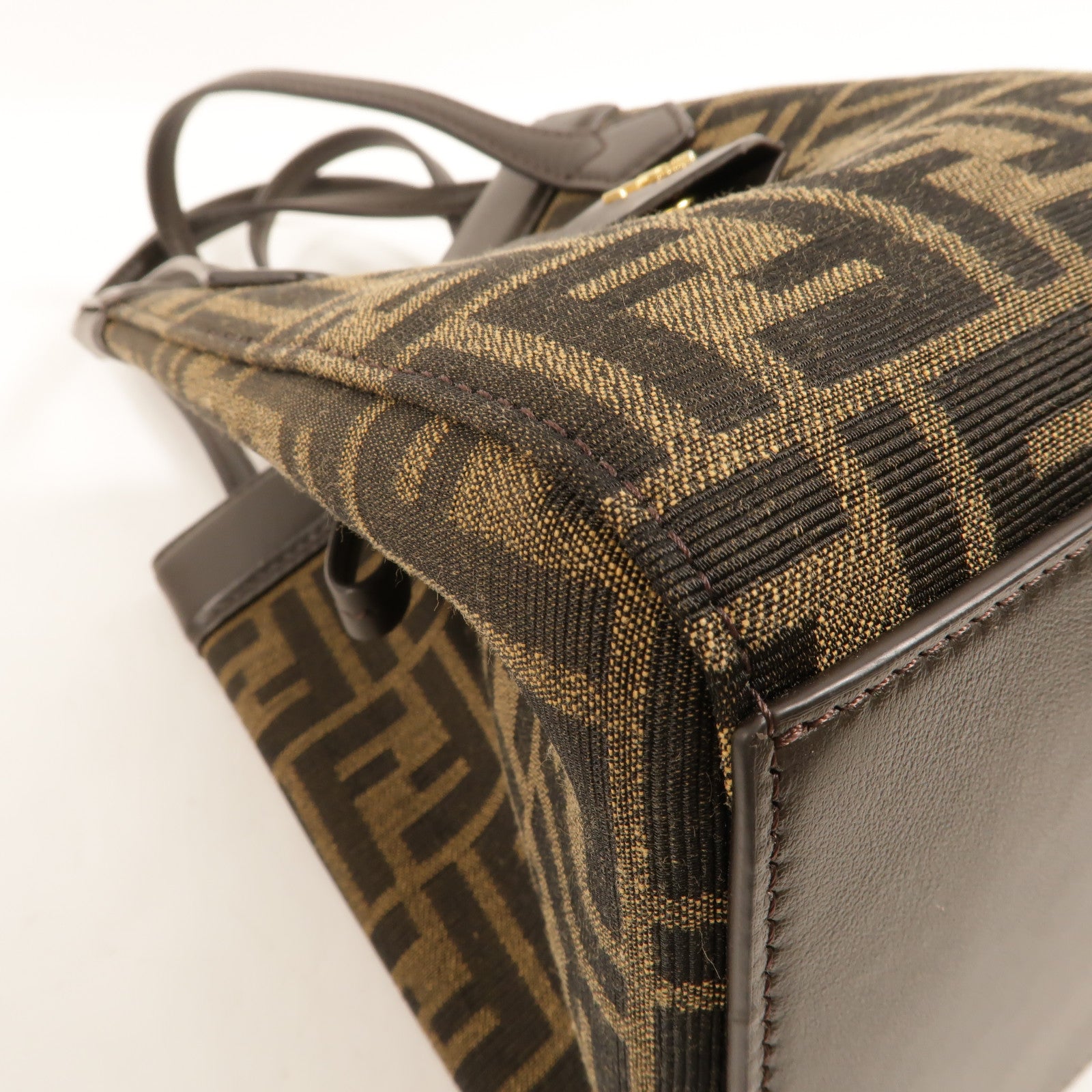 FENDI 帆布Origami Mini FF肩背袋