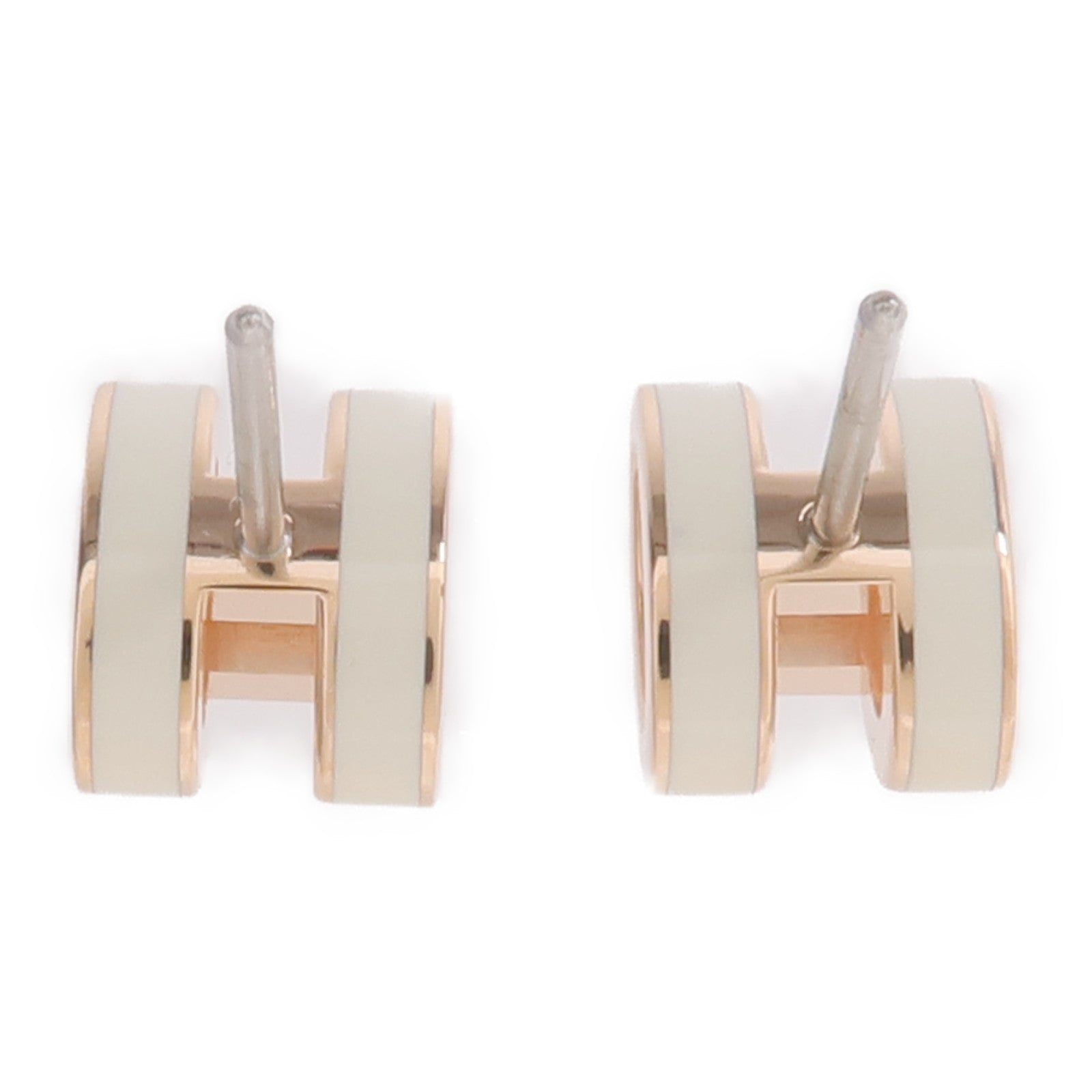 HERMES 金屬Mini Pop H Earrings耳環Nata