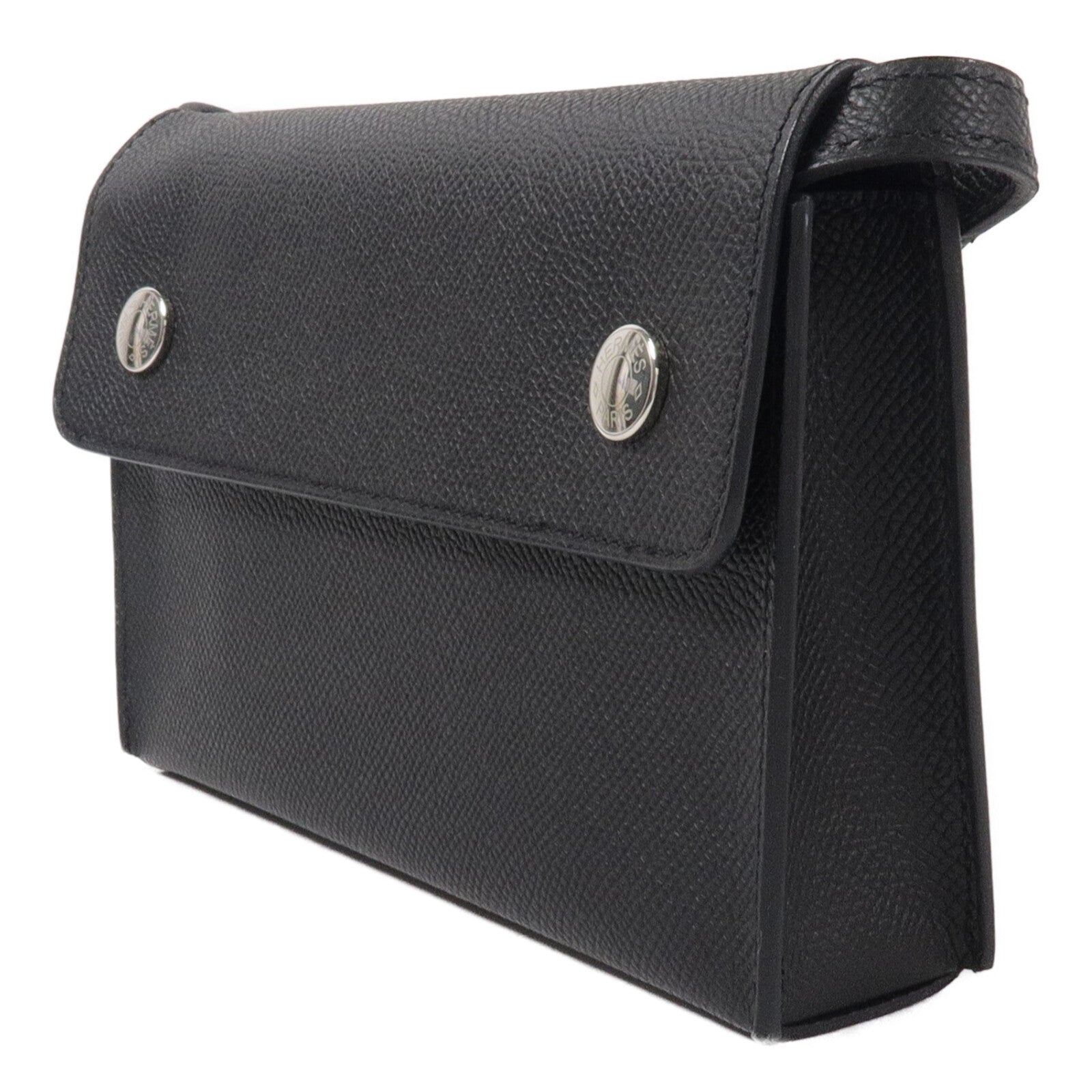 HERMES Epsom皮革Snap Wallet肩背袋