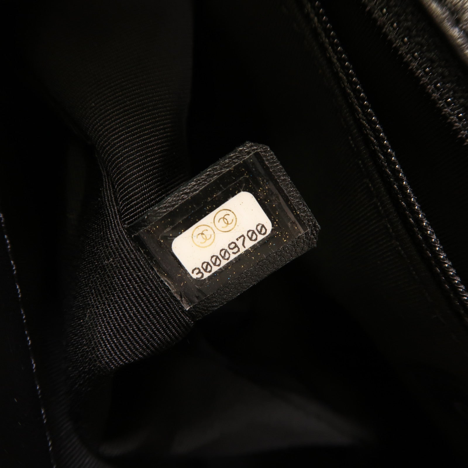 CHANEL 牛皮皮革Chain Shoulder銀扣鏈帶肩背袋