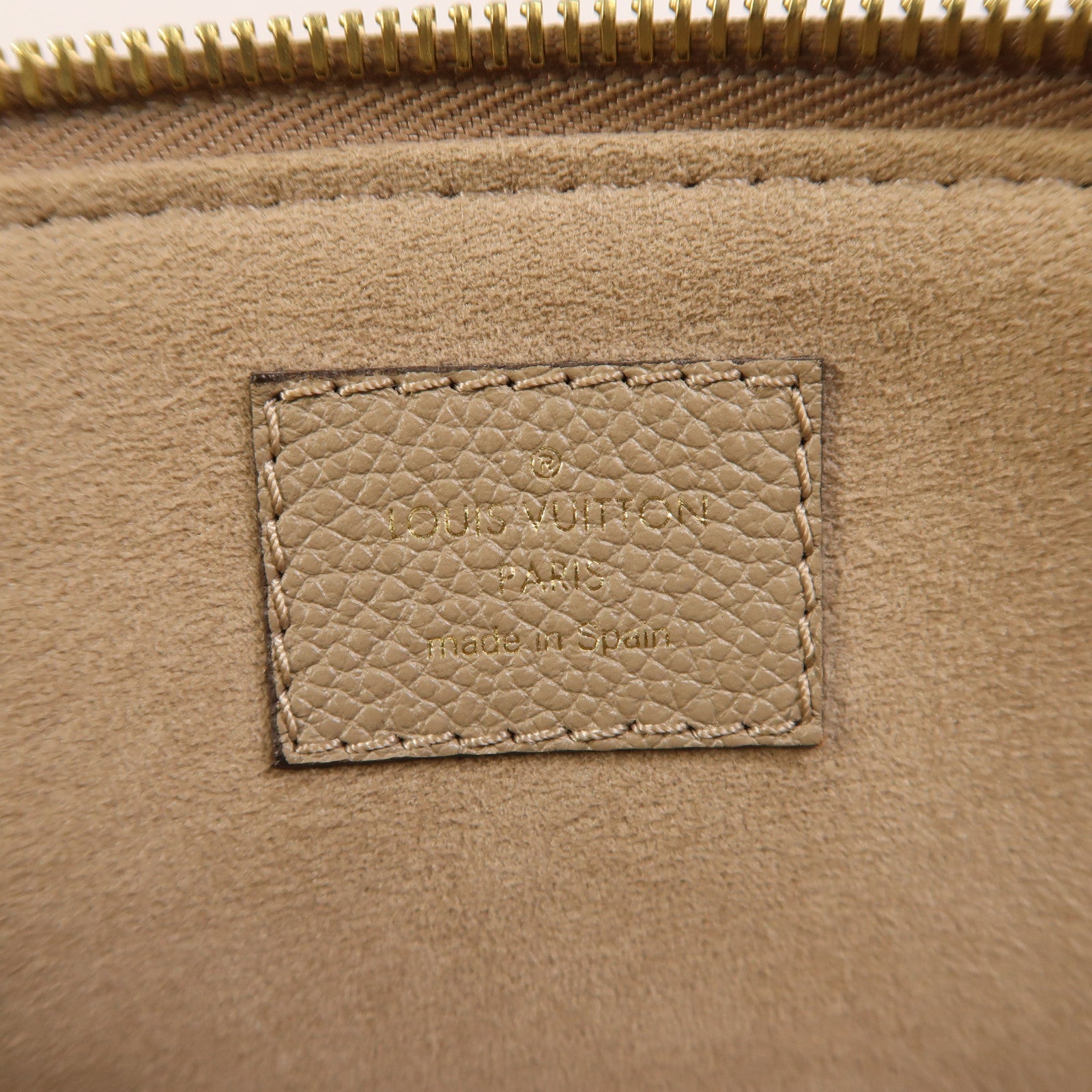 LOUIS VUITTON Monogram Empreinte Petit Palais金扣手挽肩背兩用袋